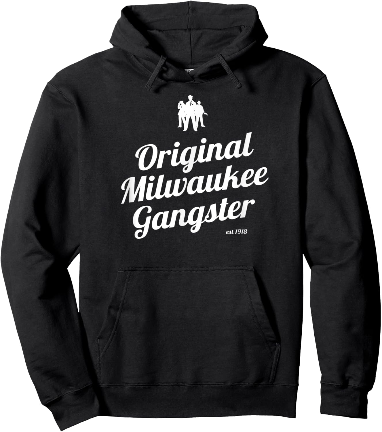 Milwaukee Wisconsin Italian Mob Original Milwaukee Gangster Hoodie - Hoodie | Black