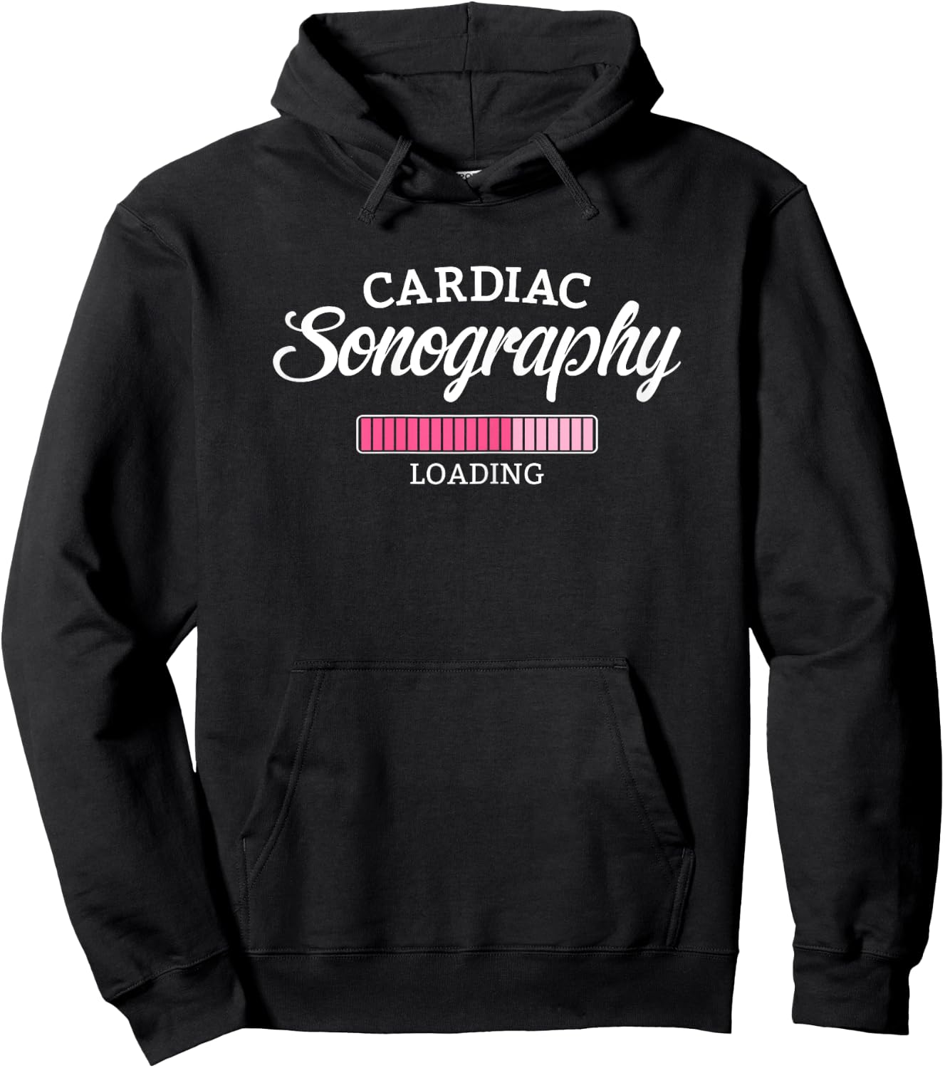 Cardiac Sonography Sonographer Loading RDCS Novelty Hoodie - Hoodie | Black
