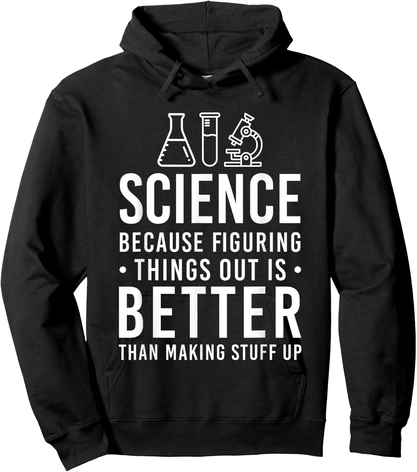 Cool Science Art Men Women Biology Chemistry Science Teacher Hoodie - Hoodie | Black