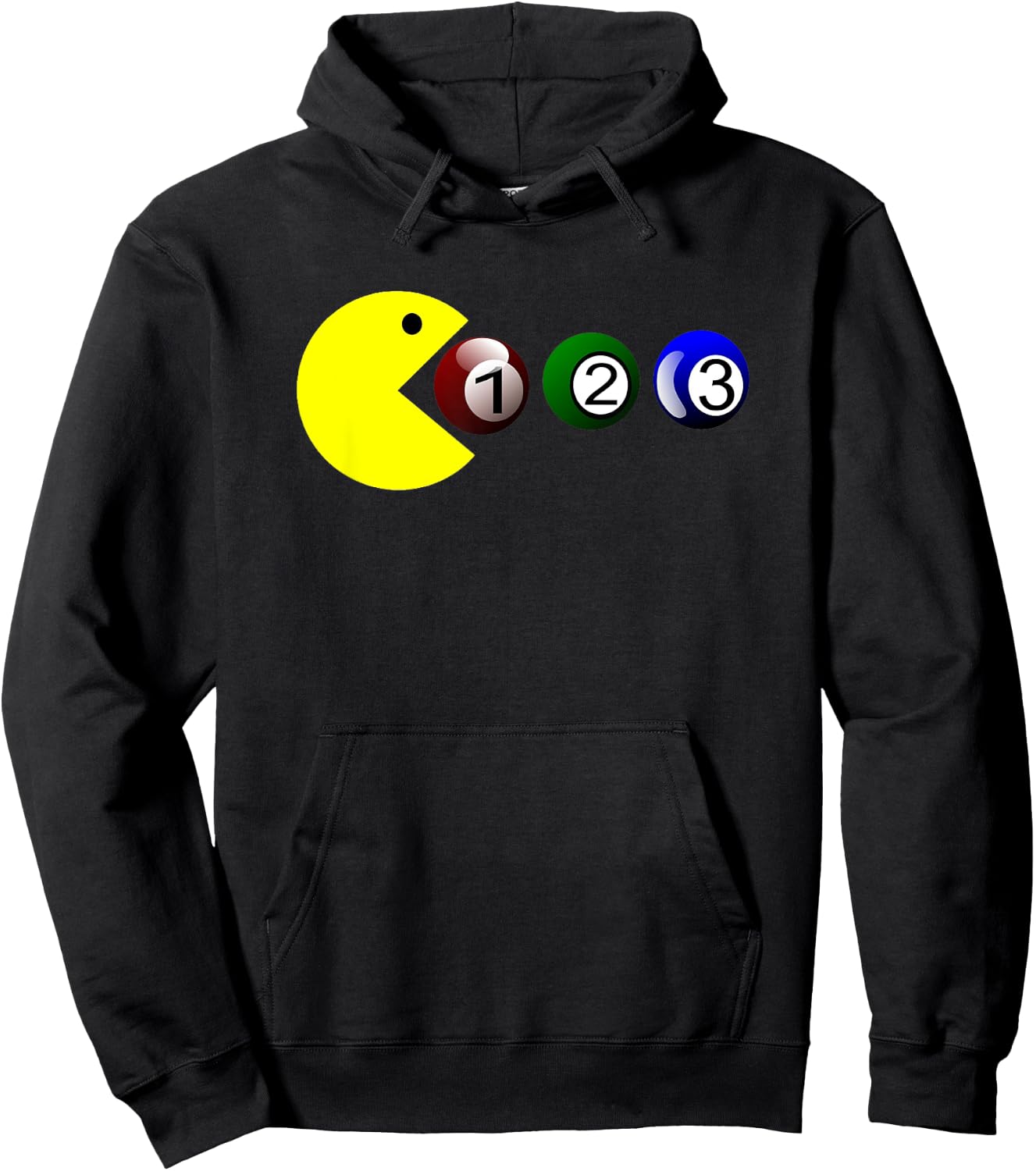 Billiard Pool Ball - Funny Billiards Player Lover Hoodie - Hoodie | Black