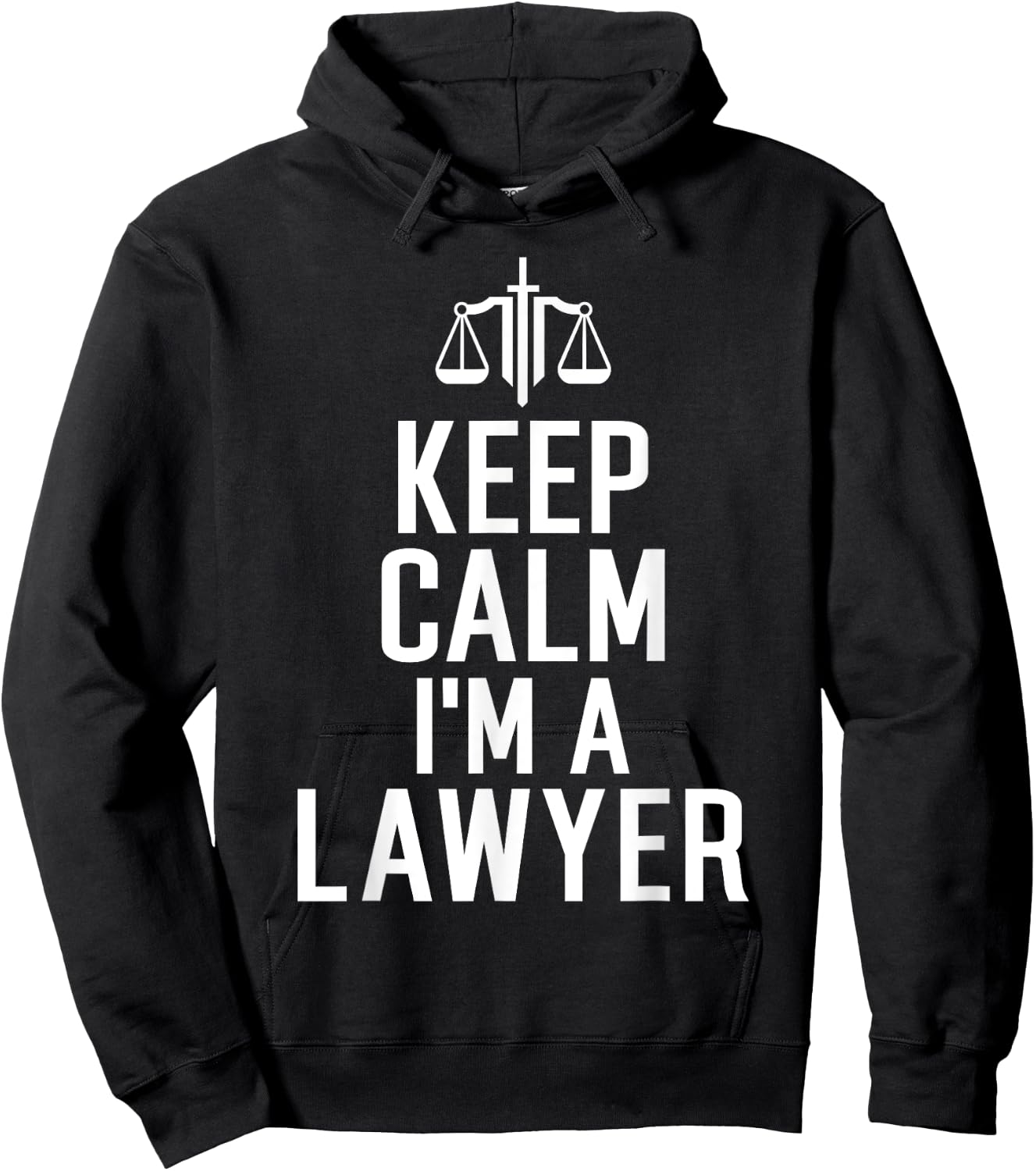 Keep Calm im a Lawyer Hoodie - Hoodie | Black