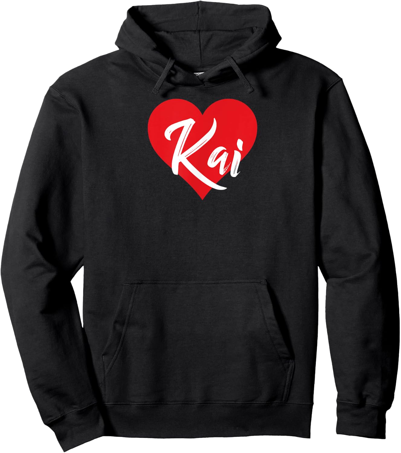 I Love Kai First Name I Heart Named Hoodie - Hoodie | Black