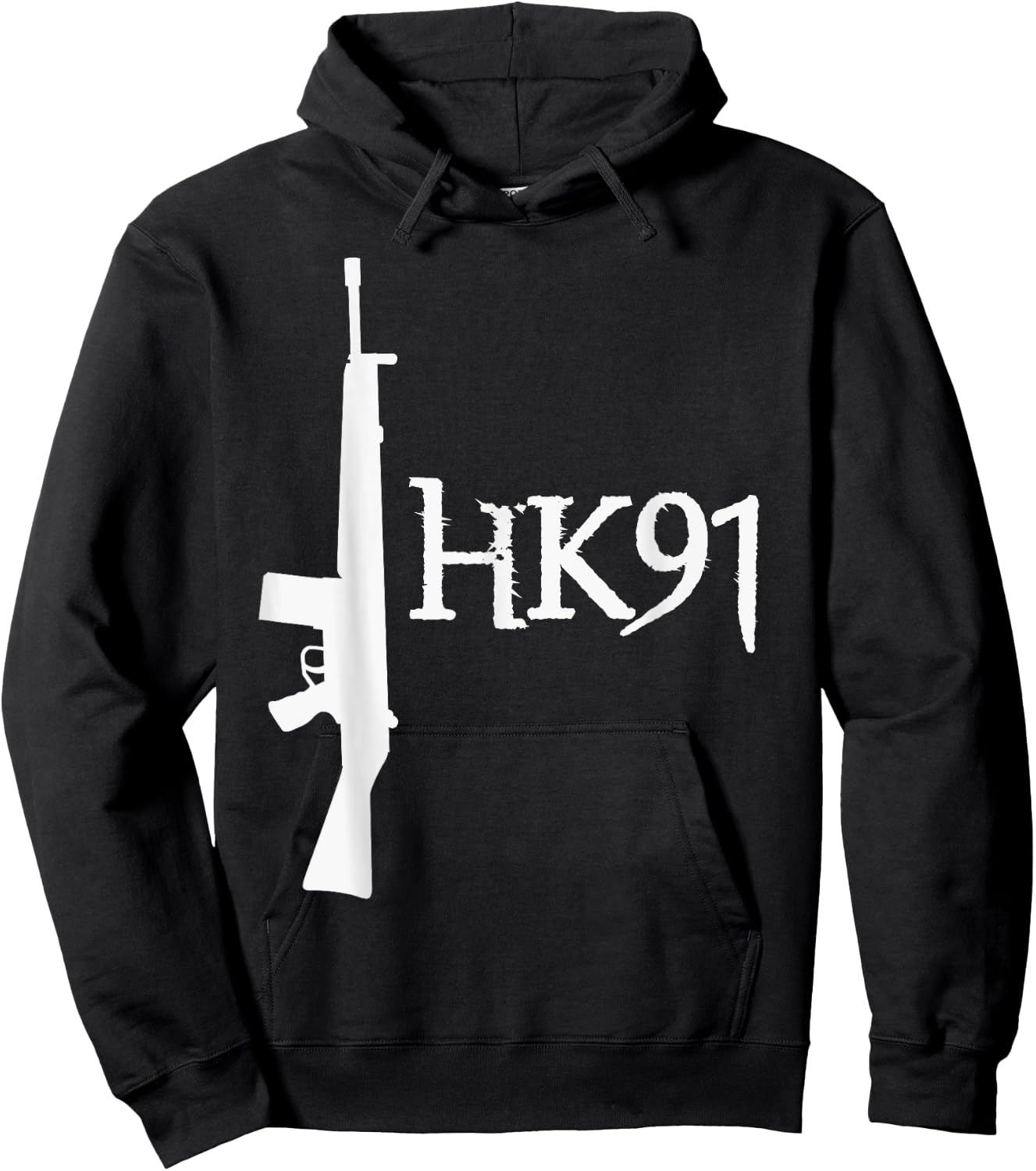 HK91 German Automatic Rifle Hoodie - Hoodie | Black