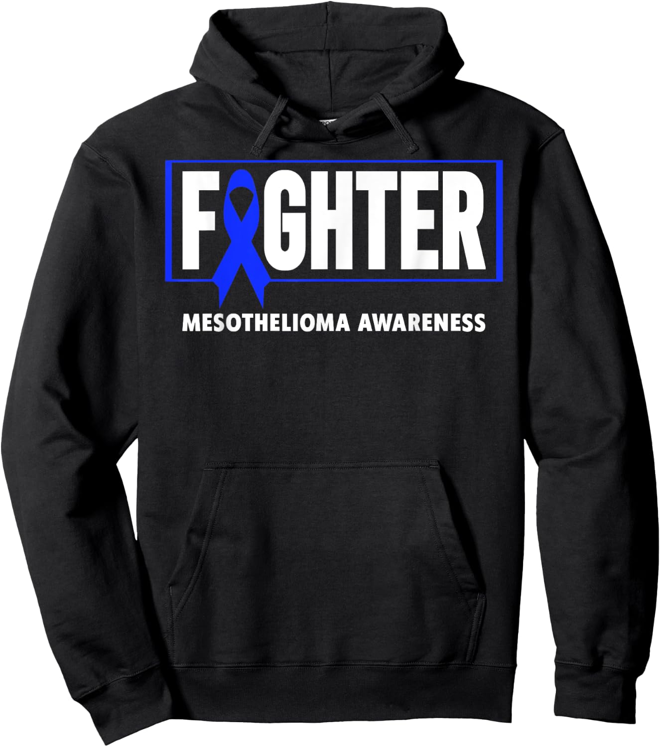 Mesothelioma Awareness Shirt - Mesothelioma Fighter Hoodie - Hoodie | Black
