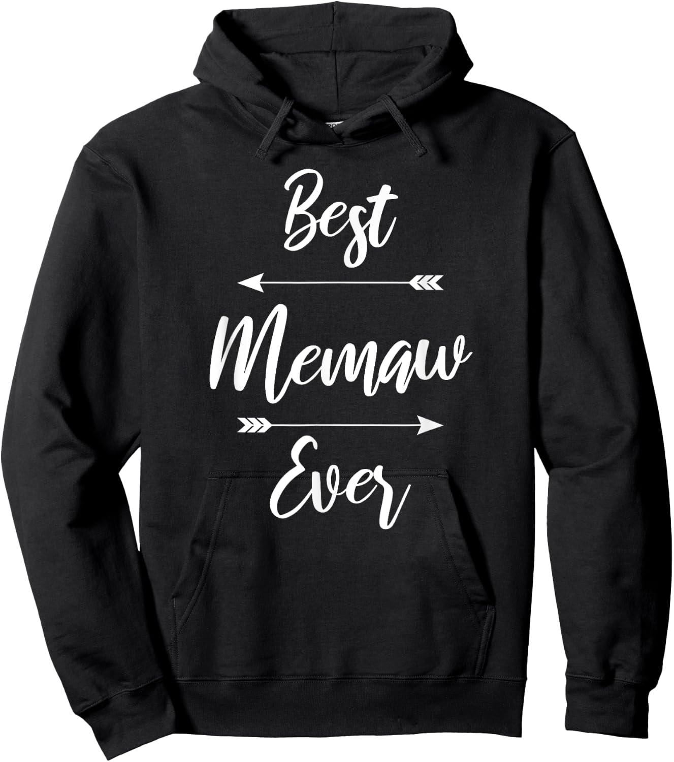 Best Memaw Ever Hoodie - Hoodie | Black