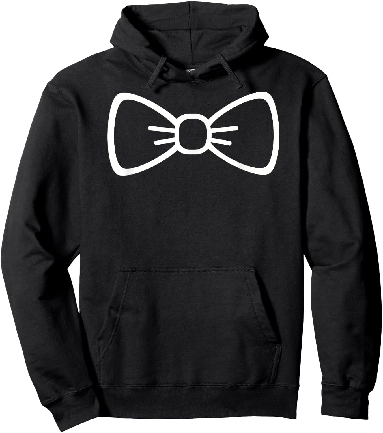 Bow tie Hoodie - Hoodie | Black