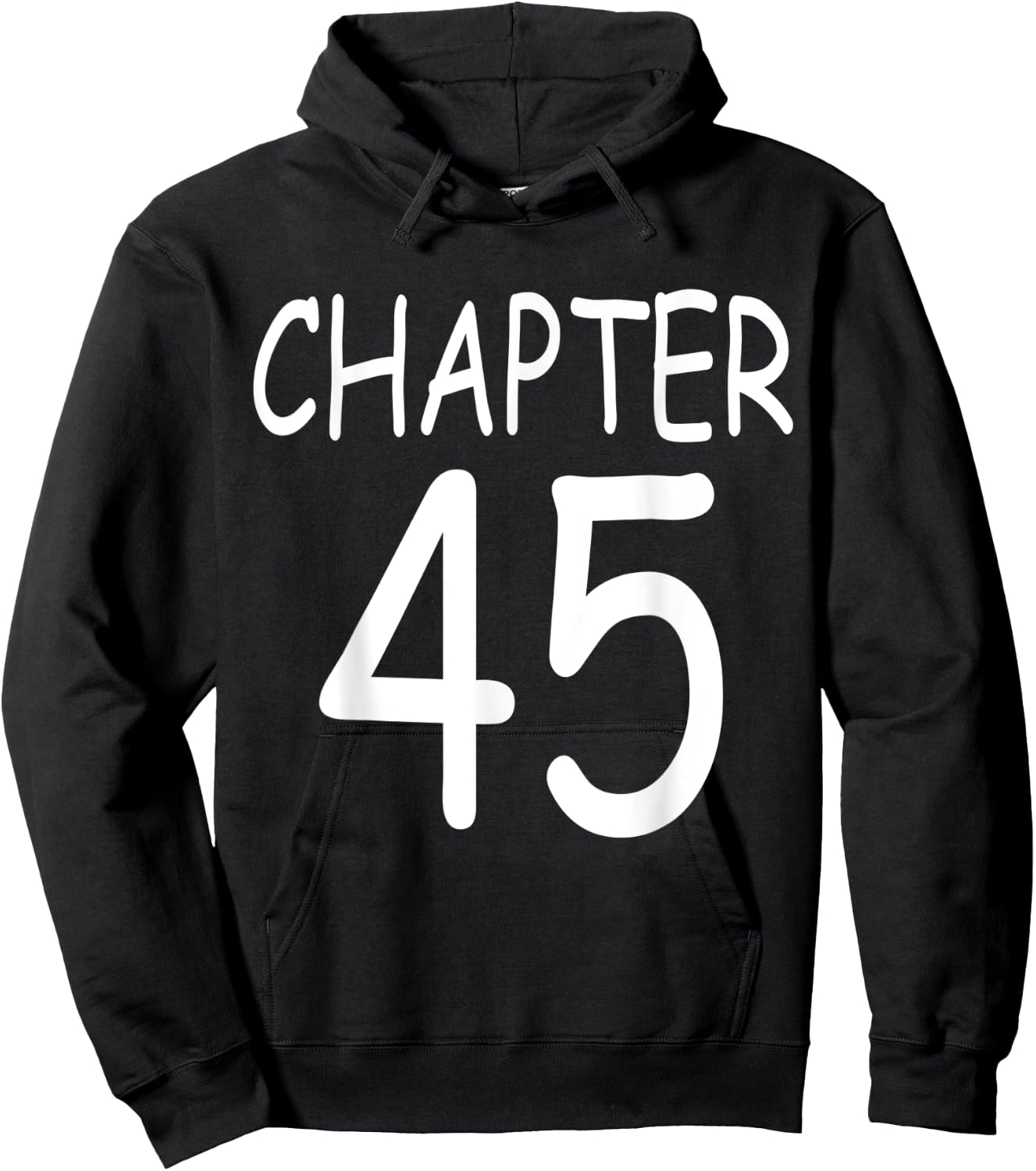 Chapter 45 Gifts Crew 45 Years Party Group 45th Birthday Hoodie - Hoodie | Black