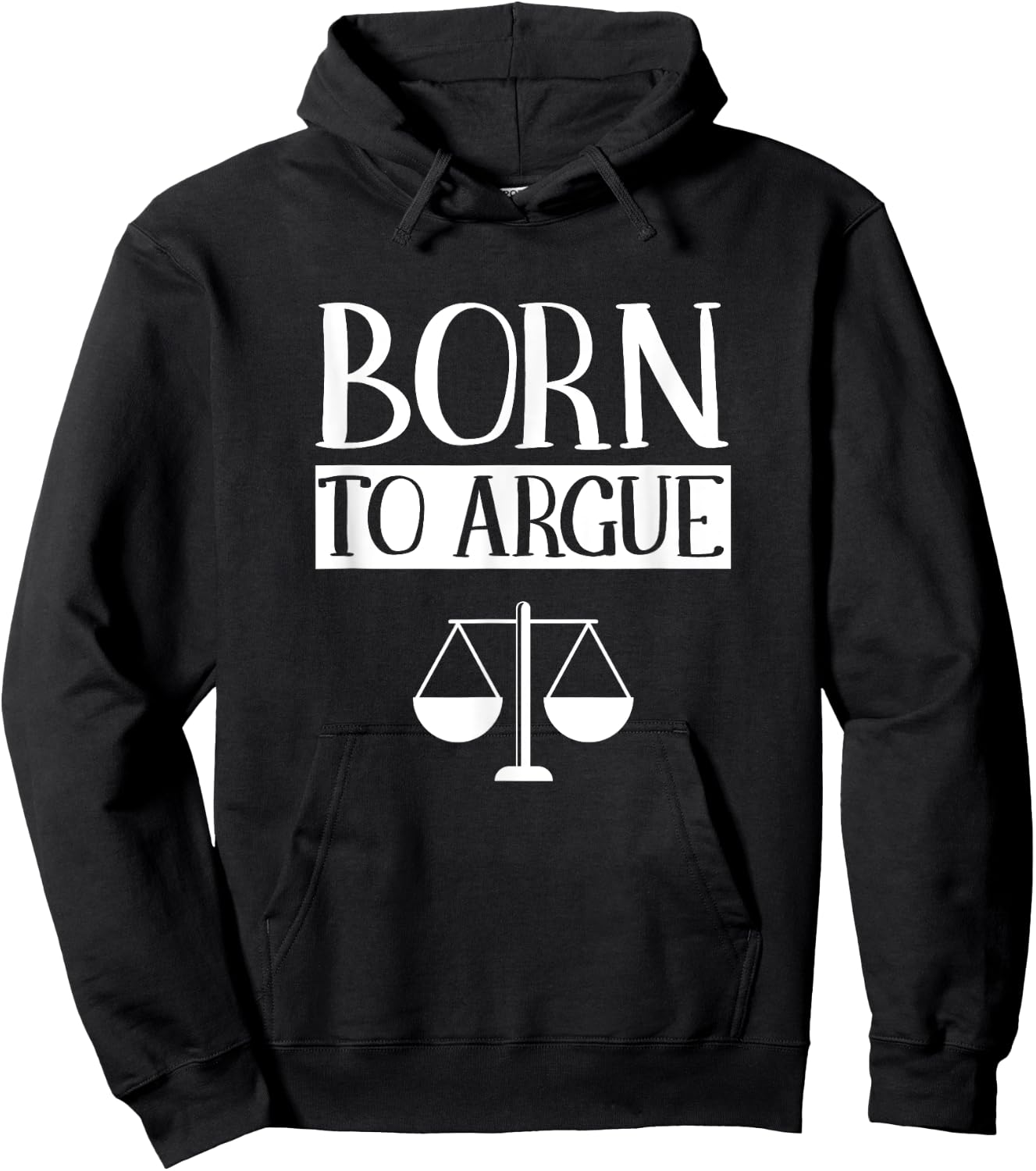 Born to Argue Advocate Law Firm Lawyer Attorney Lawyers Small Hoodie - Hoodie | Black