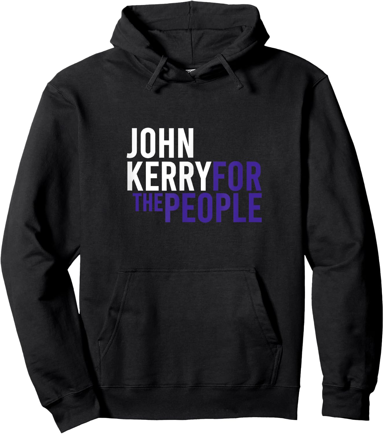 John Kerry For The People | 2024 Liberal Democrat USA Hoodie - Hoodie | Black