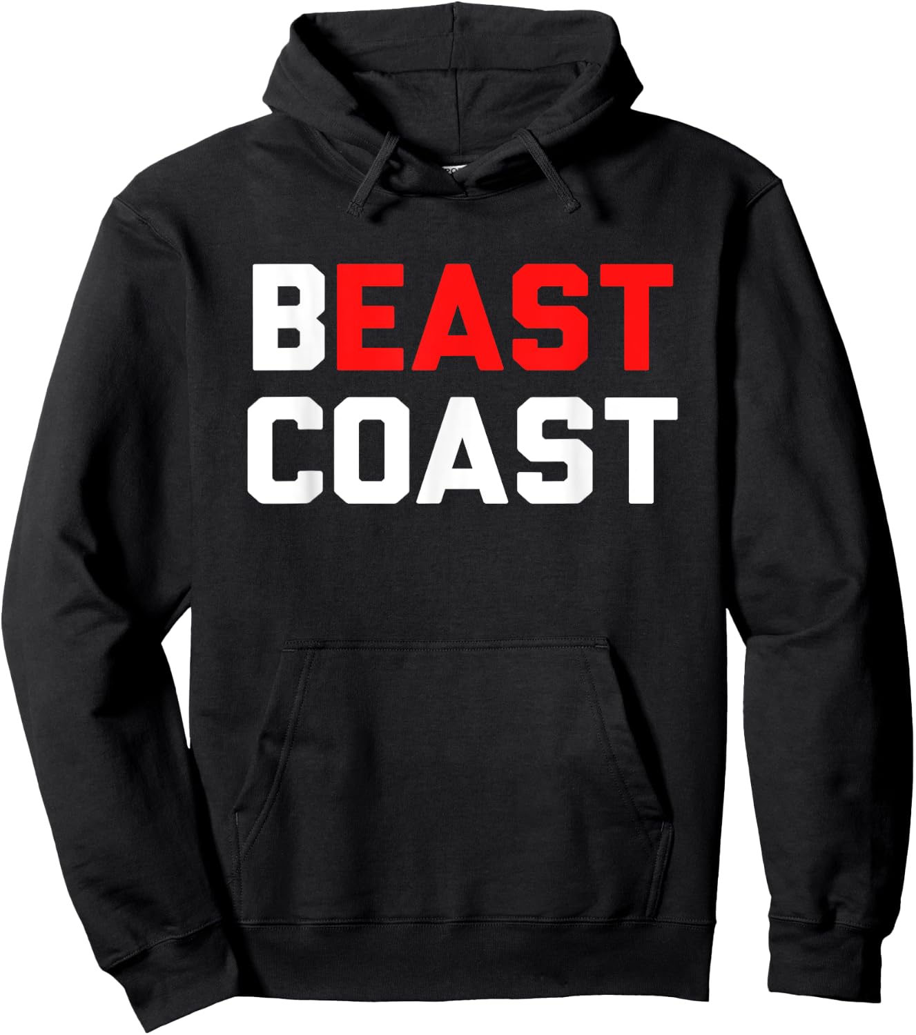 Beast Coast Novelty East Coast Gift Hoodie - Hoodie | Black