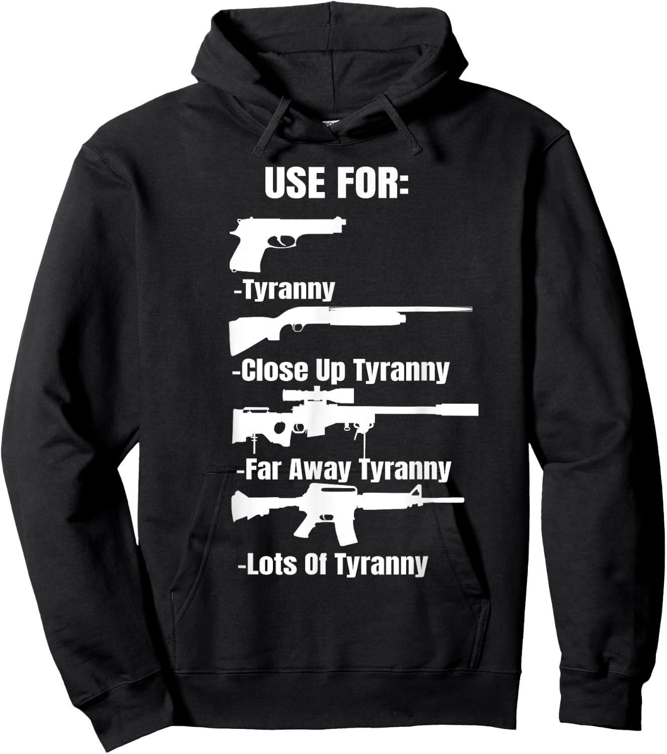 Pro Gun 2nd Amendment Gun Lover Enthusiast Patriotic Gift Hoodie - Hoodie | Black