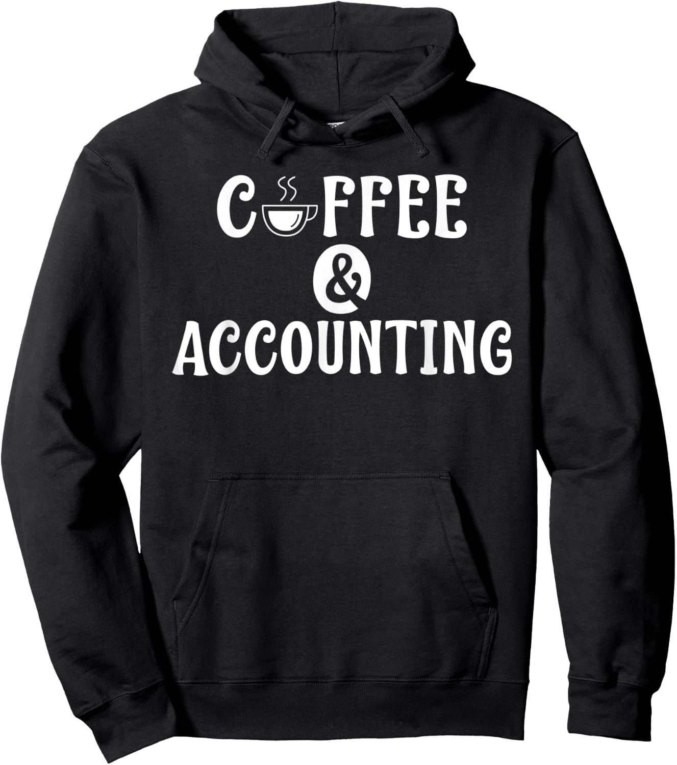 Coffee and Accounting Tax Bookkeeper Accountant Hoodie - Hoodie | Black