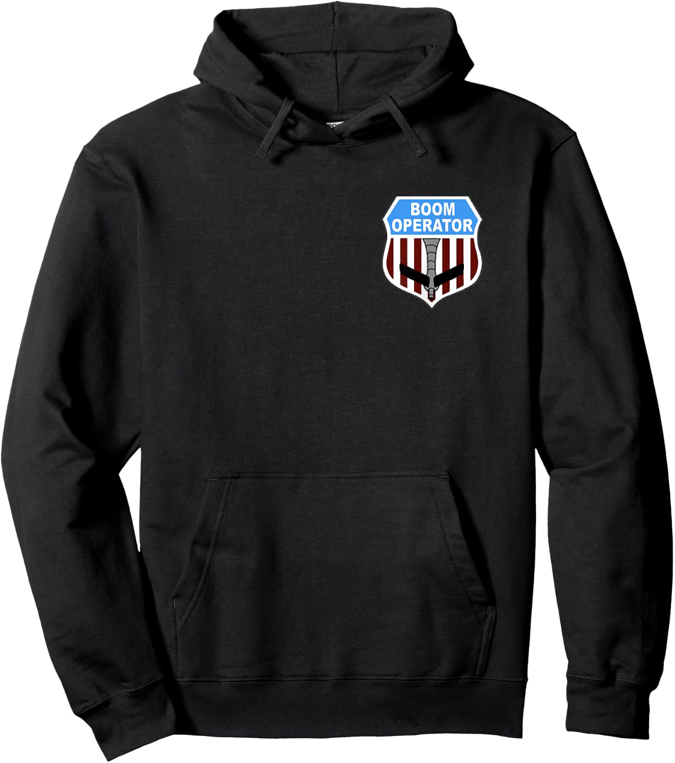 KC135 Stratotanker Boom Operator Tanker Shield US Air Force Hoodie - Hoodie | Black