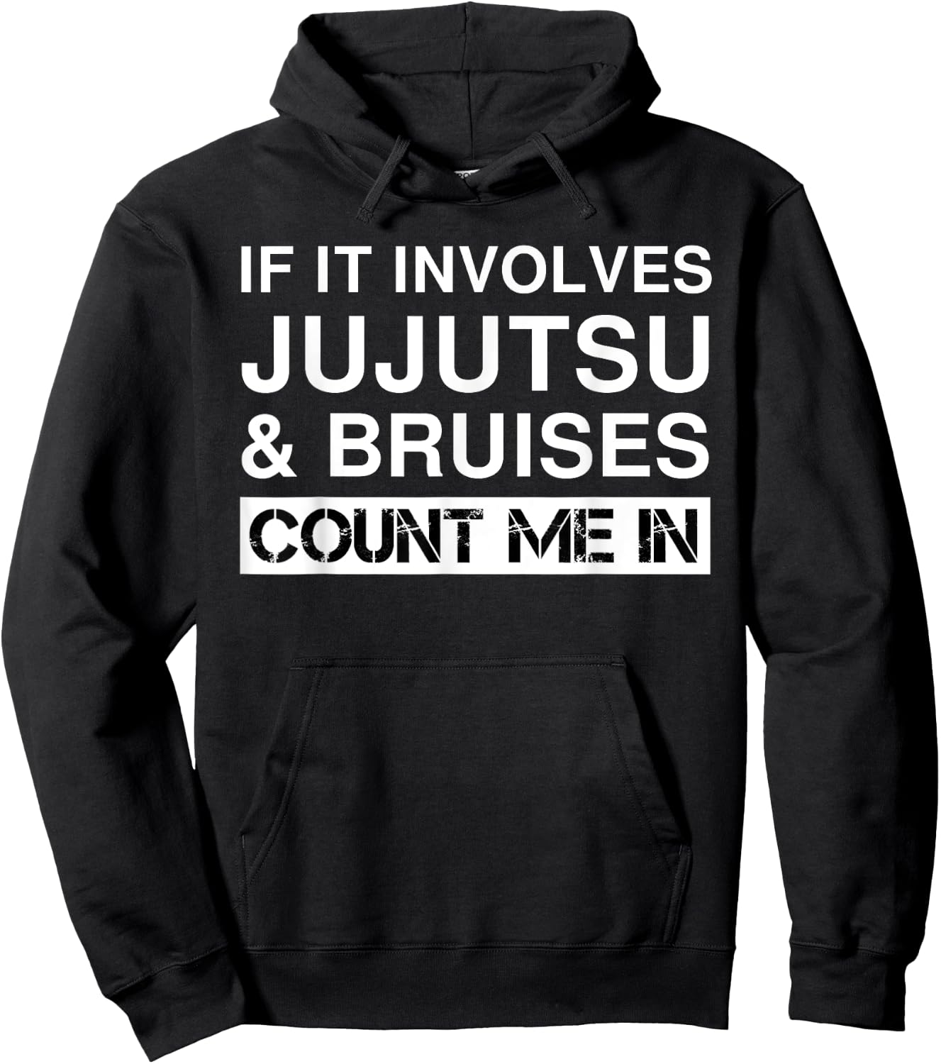 Funny Jujutsu Fighter Fighting Martial Arts Hoodie - Hoodie | Black