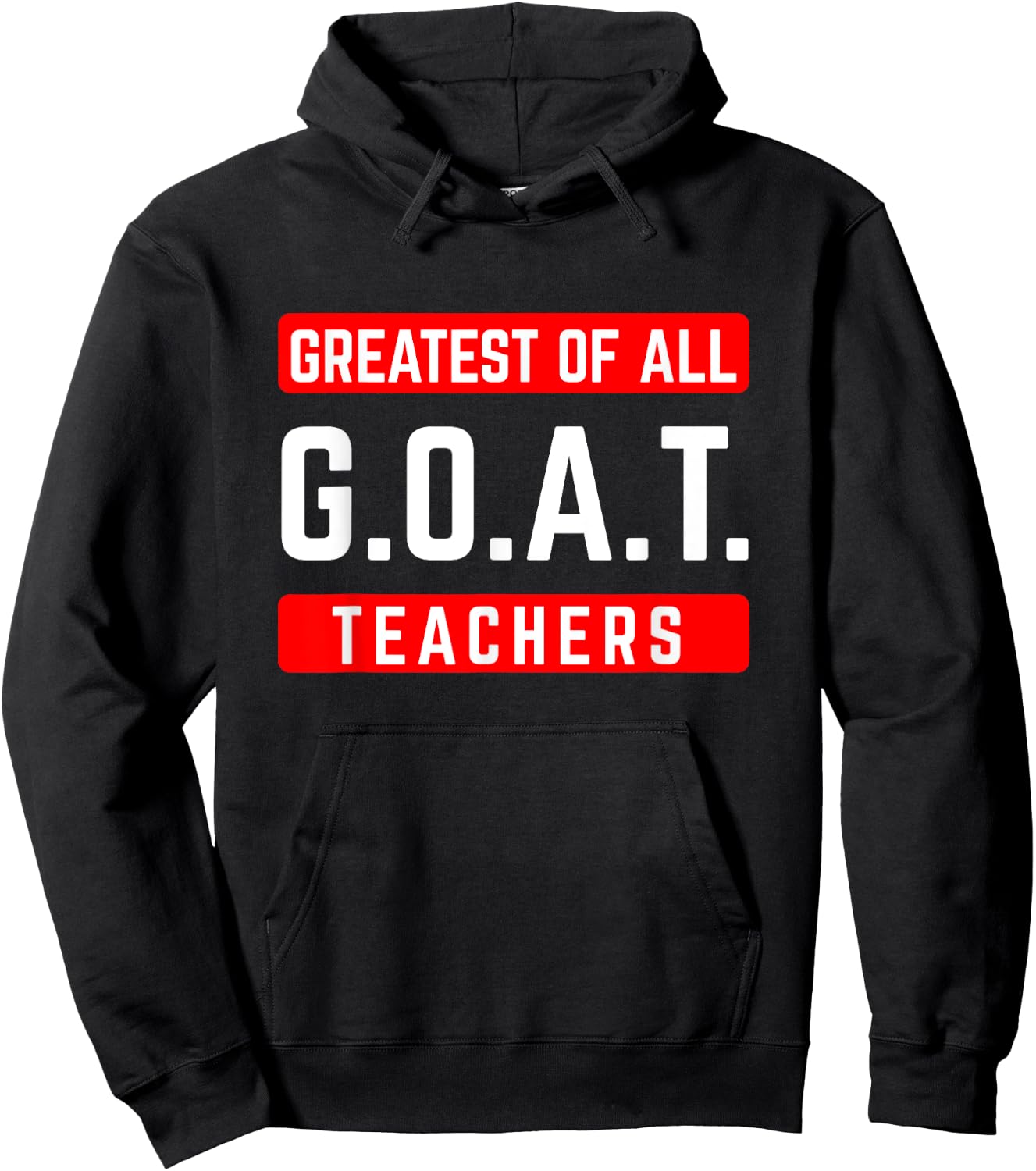 G.O.A.T Greatest of all Teachers for School Tutor & Teacher Women Hoodie - Hoodie | Black