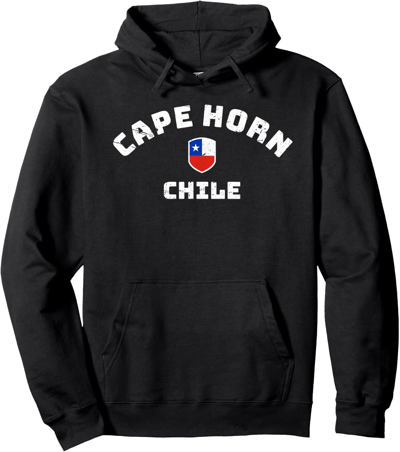 Cape Horn Chile, Chilean Flag Hoodie - Hoodie | Black