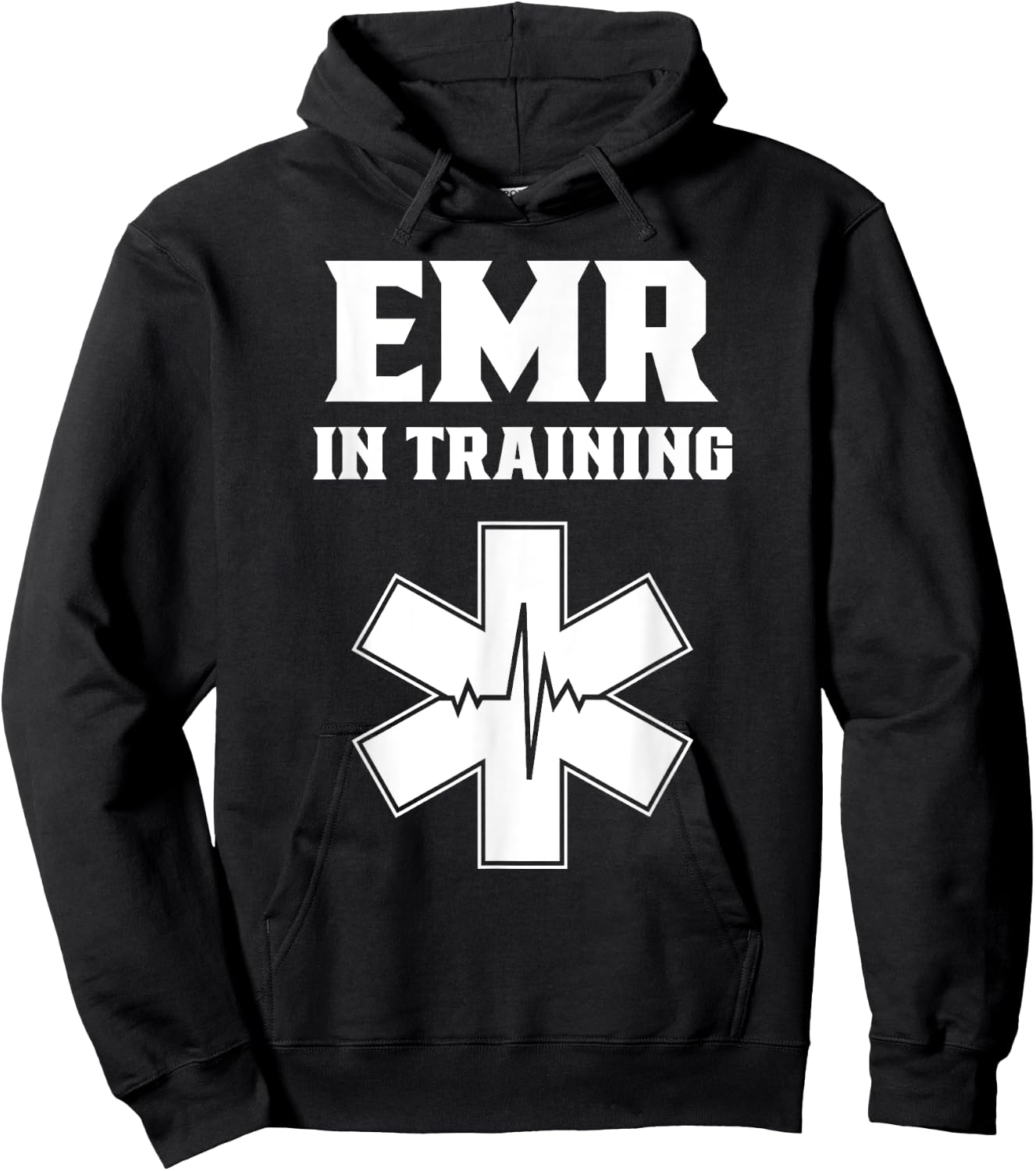 Emergency Medical Responder In Training Emr Emt Ambulance Hoodie - Hoodie | Black