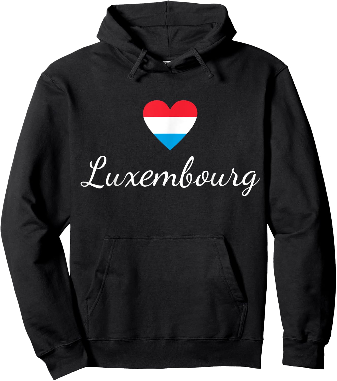 Luxembourg Flag, Luxembourg Travel, Luxembourger, Luxembourg Hoodie - Hoodie | Black