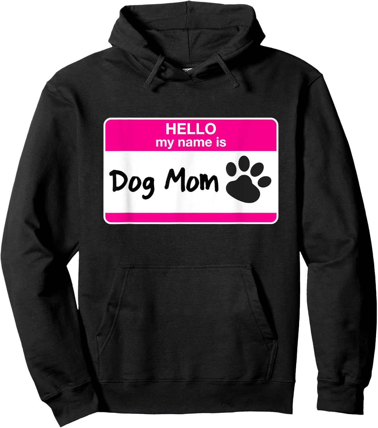 Funny Dog Mom Pet Dog Lover Adoption Rescue Foster Shelter Women Kids Hoodie - Hoodie | Black