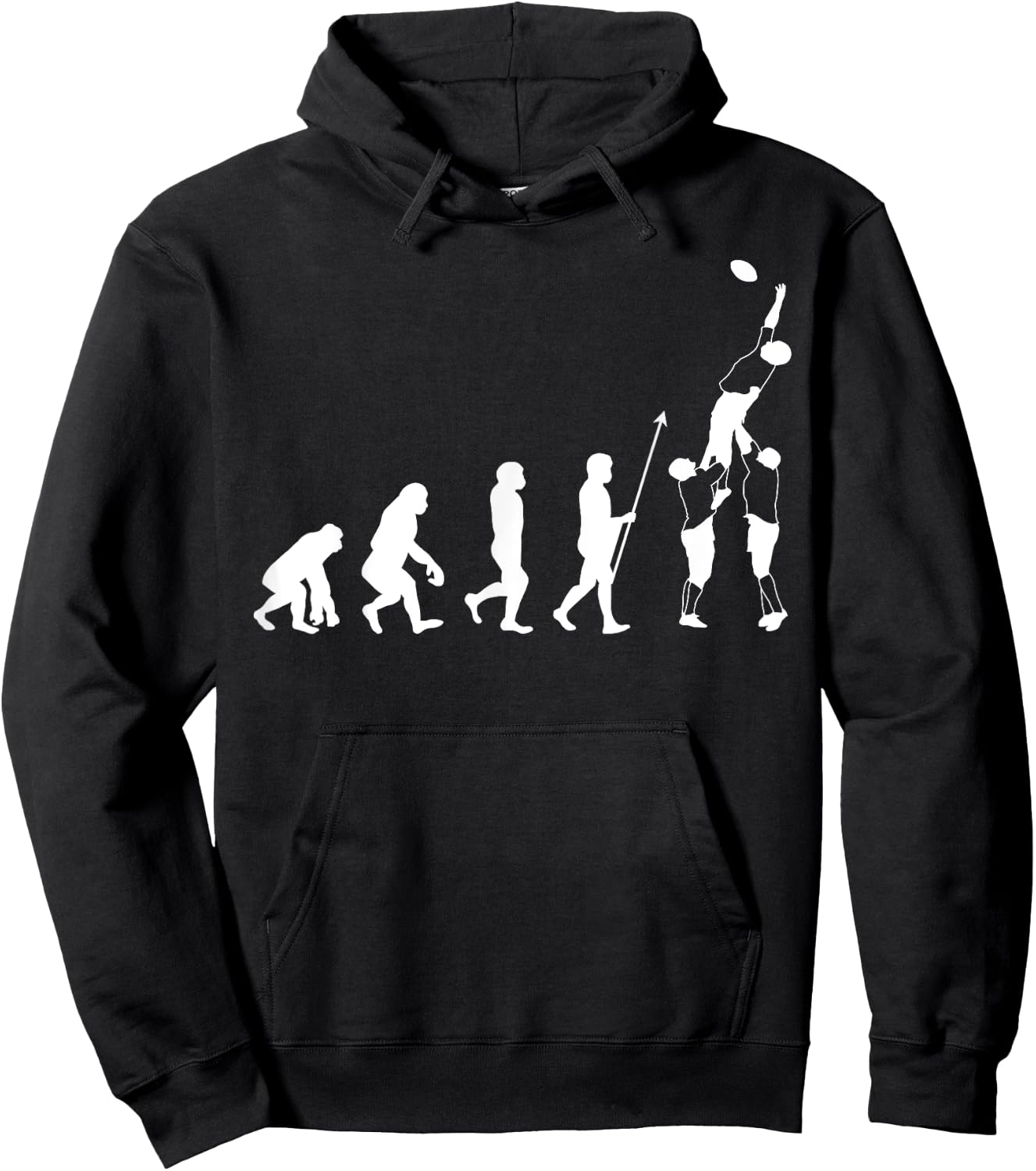 Evolution Rugby Player – XV France Rugby Gift Hoodie - Hoodie | Black
