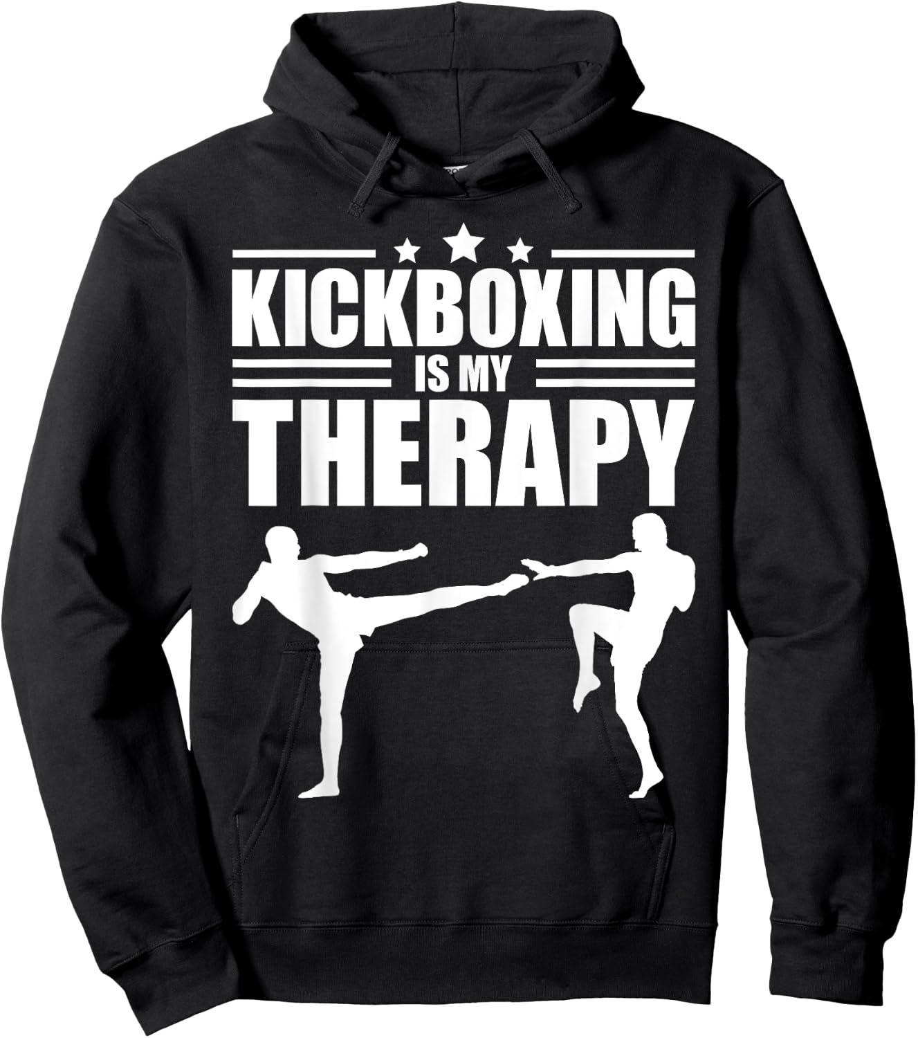 Cool Kickboxing Women Kickboxer Workout Exercise Hoodie - Hoodie | Black
