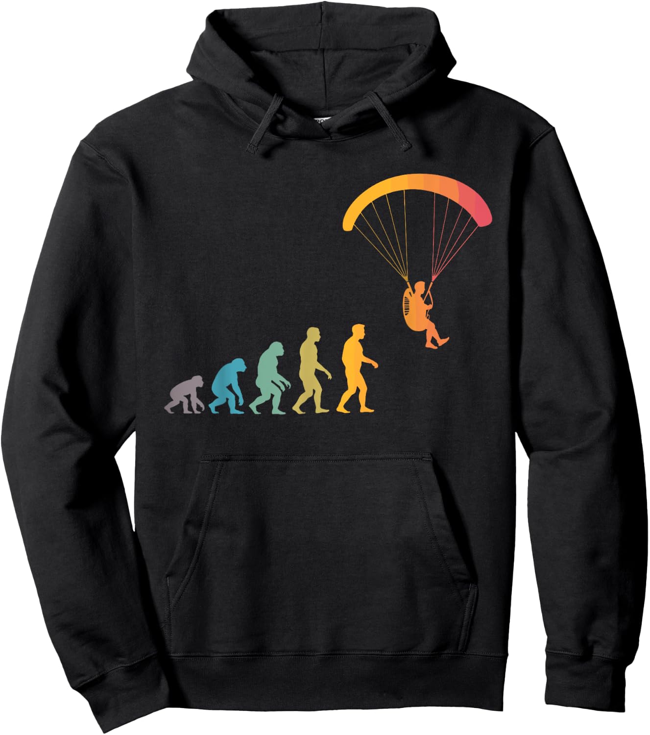 Paragliding PPG Paramotiring Evolution Paramotor Hoodie - Hoodie | Black
