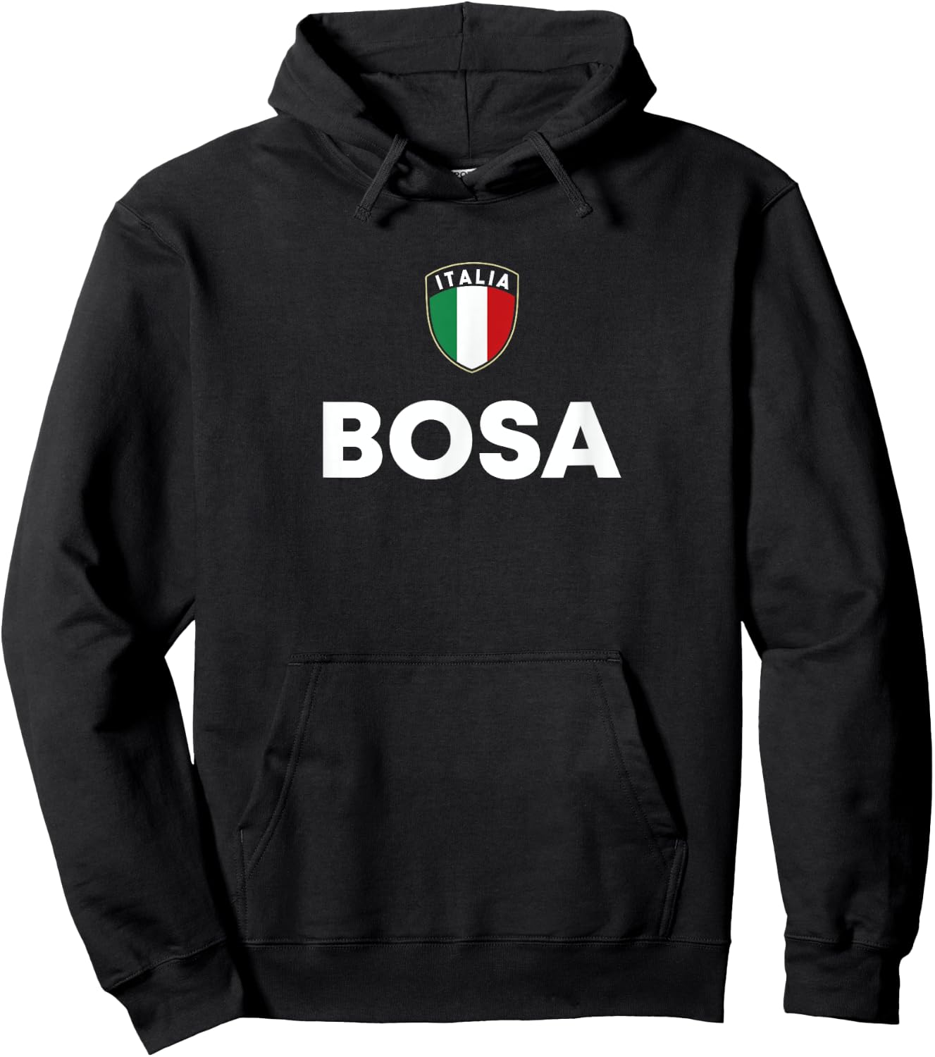 Sardegna Pride Bosa Apparel -Adults & Kids Classic Fit Black Hoodie - Hoodie | Black