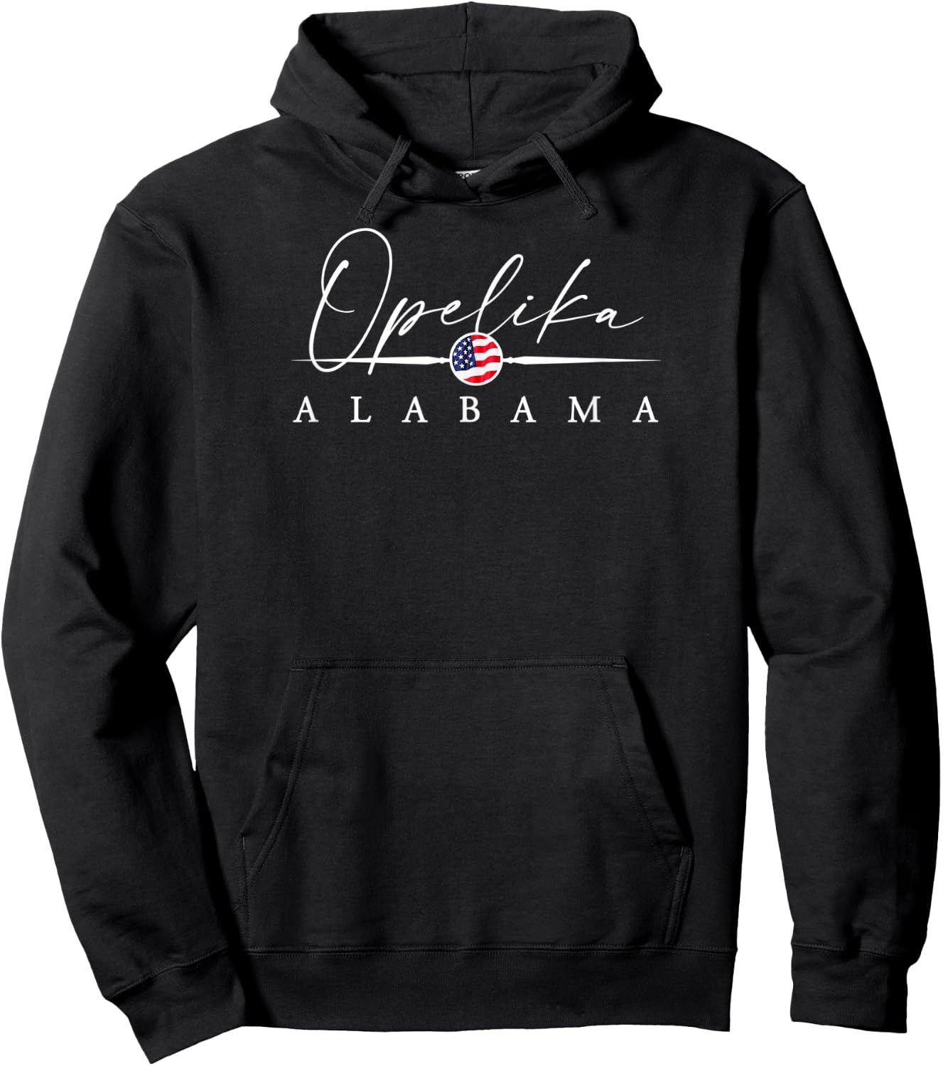 Opelika, Alabama Hoodie - Hoodie | Black