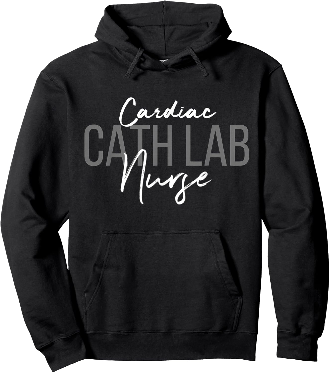 Cardiac Cath Lab Nurse EKG CVT Nursing Hoodie - Hoodie | Black
