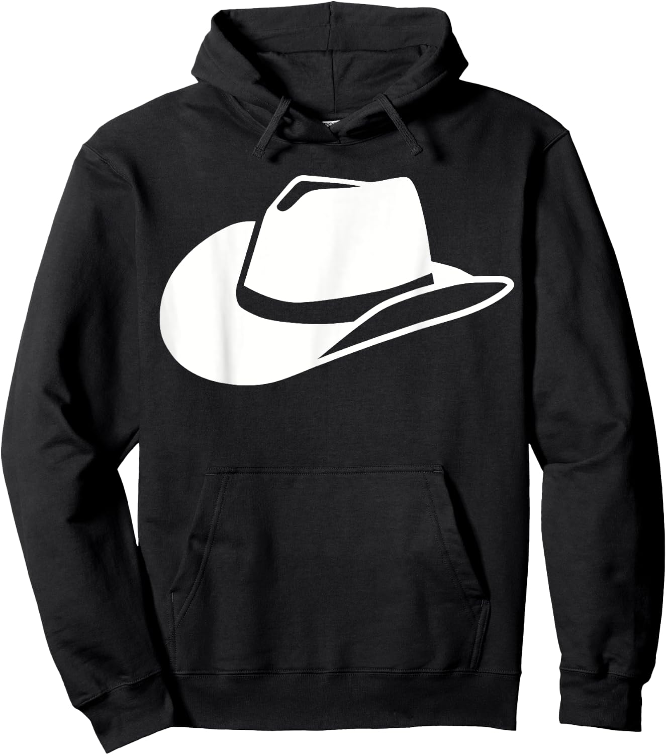 Cowboy hat Hoodie - Hoodie | Black