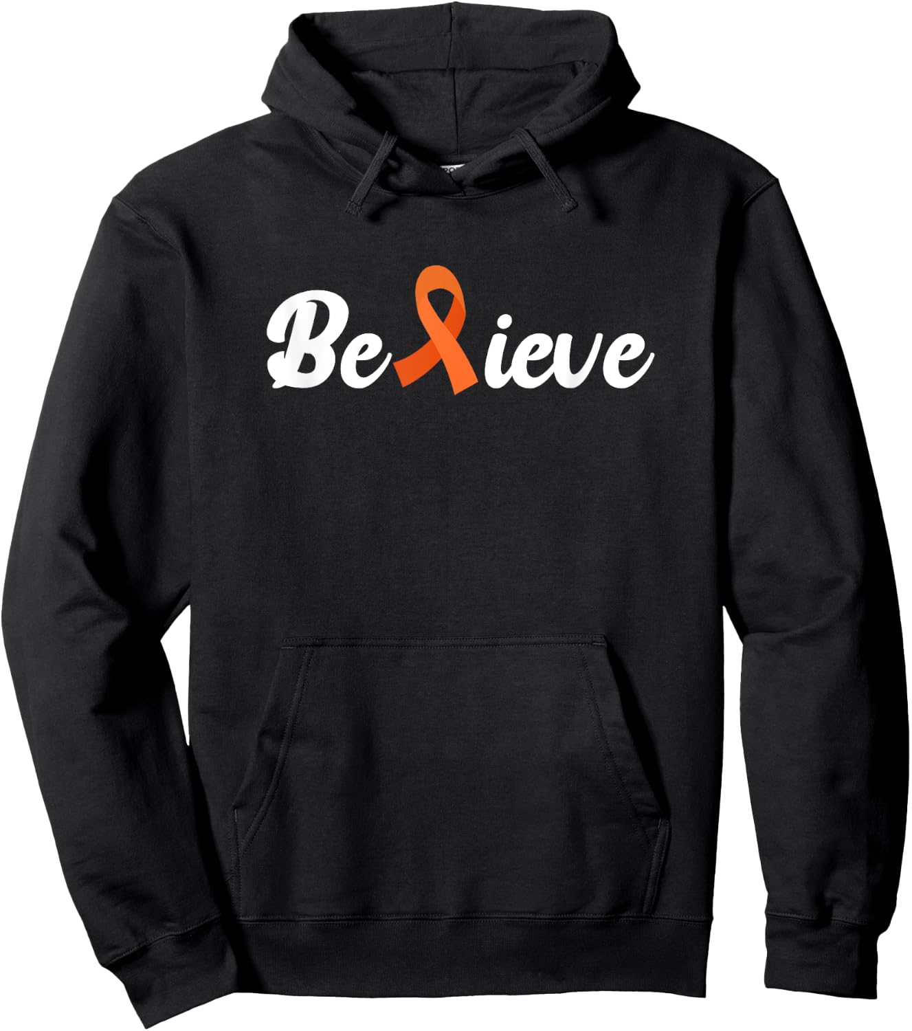Believe | Aml Leukemia Awareness Hoodie - Hoodie | Black