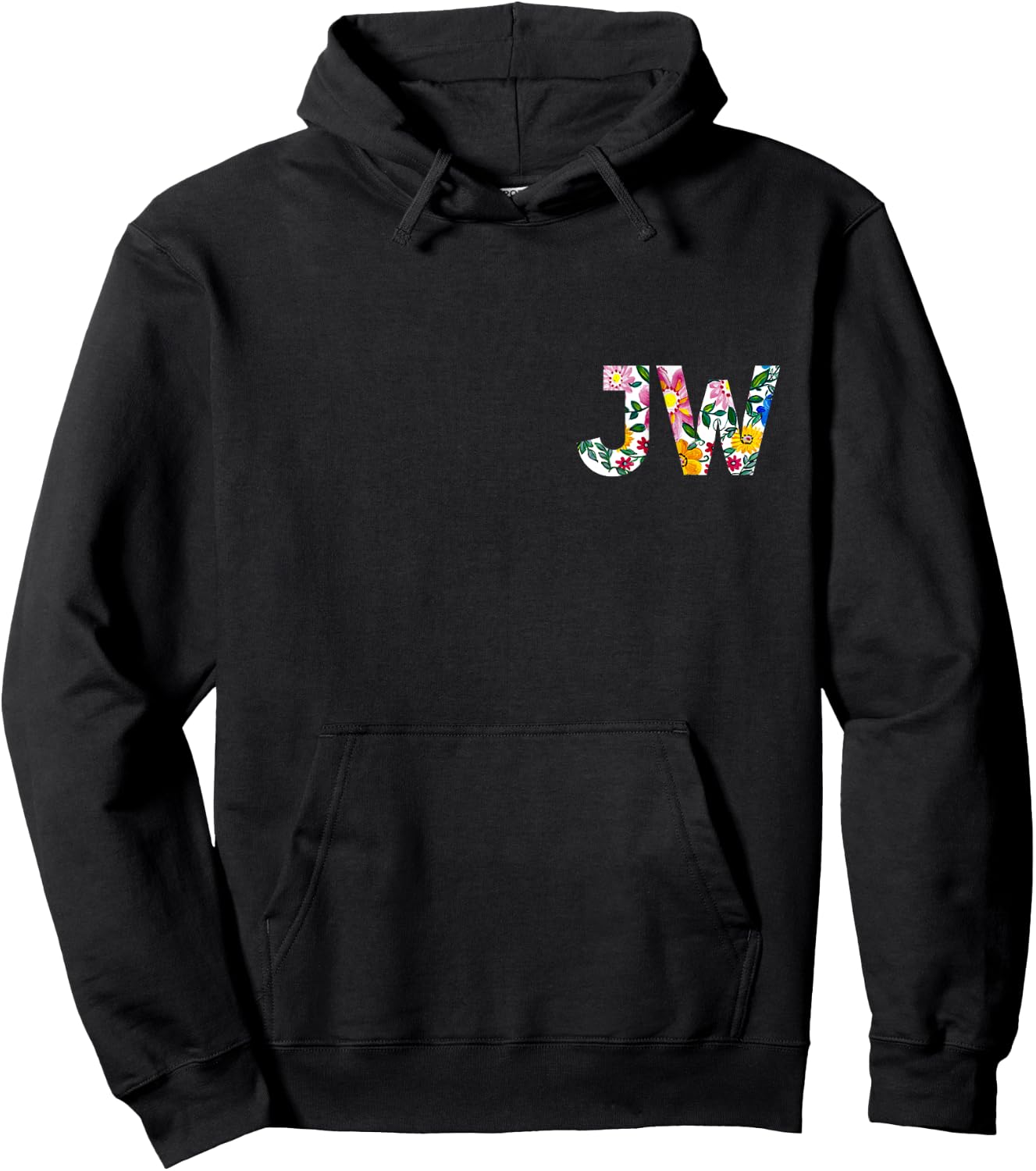 JW - Jehovah's Witness - -Adults - Black - Small - Short Sleeve - Modern Classic Fit Lightweight - Religious Graphics Hoodie - Hoodie | Black