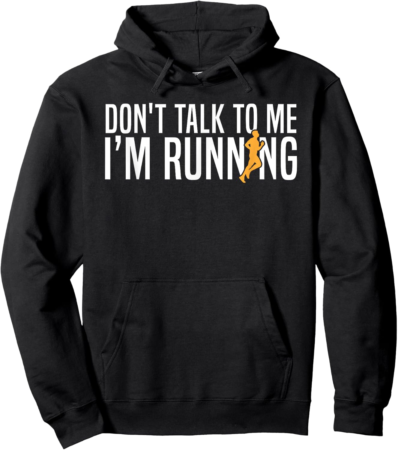 Run Sport Runner Don'T Talk To Me I'M Running Hoodie - Hoodie | Black
