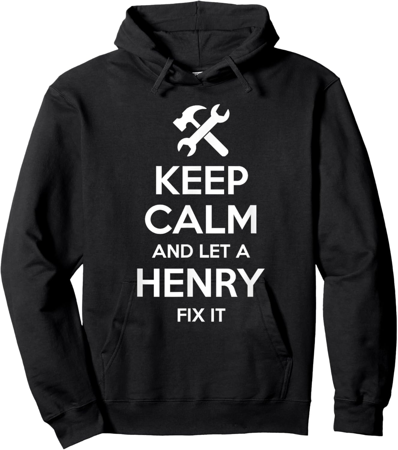 HENRY Funny Surname Birthday Family Tree Reunion Gift Hoodie - Hoodie | Black