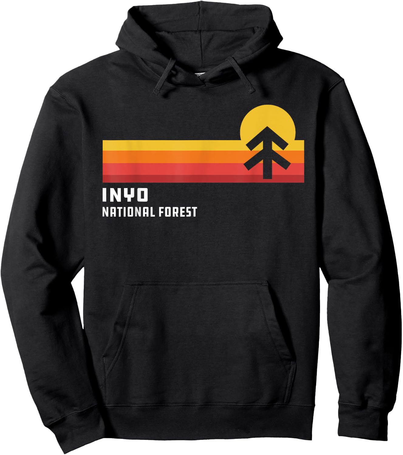Inyo National Forest Bishop California Hoodie - Hoodie | Black