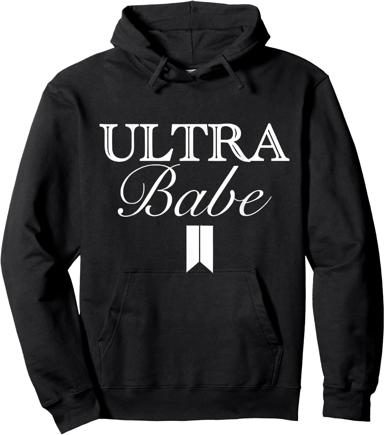 Funny Ultra Babe Apparel Hoodie - Hoodie | Black