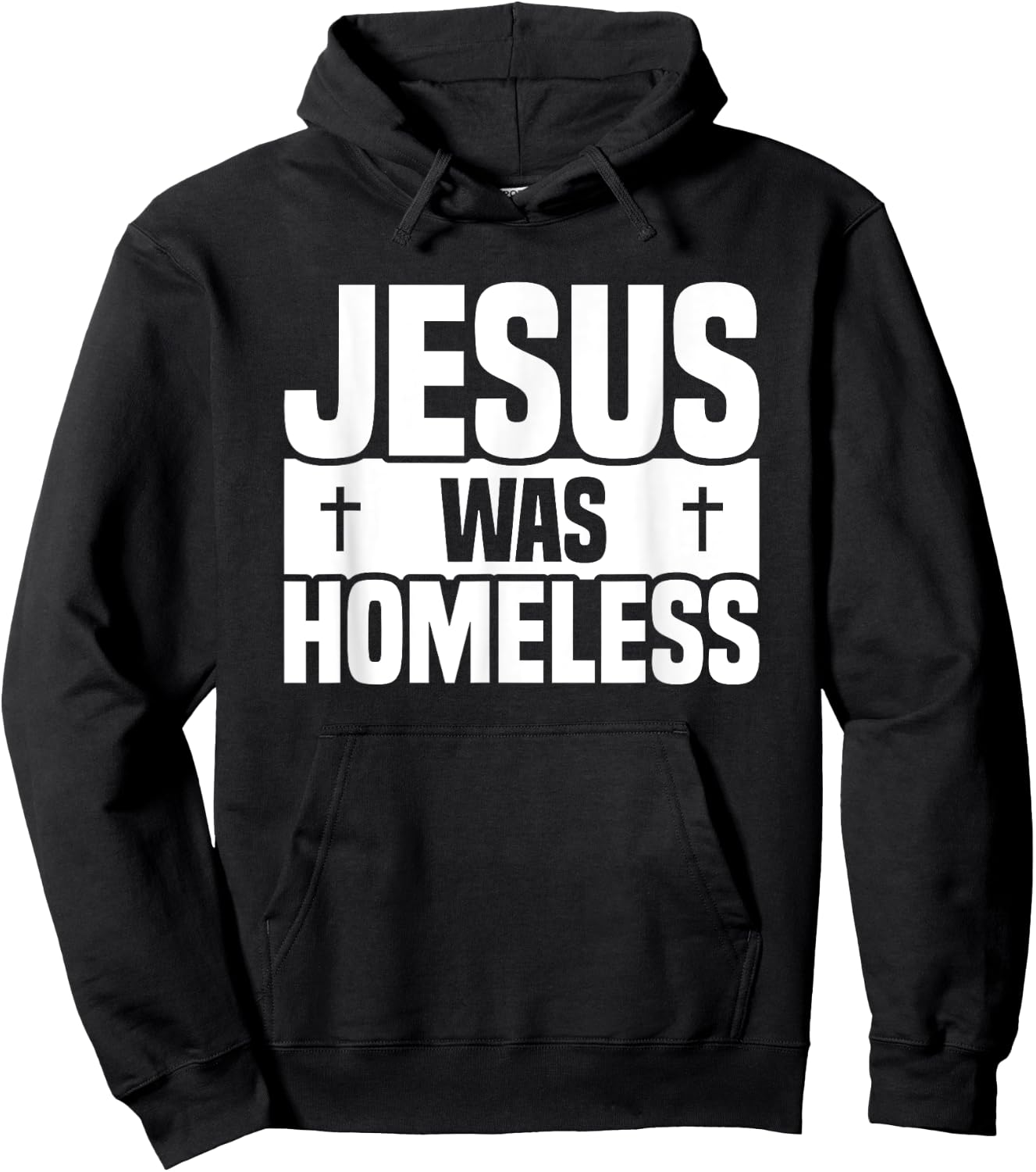 Jesus Was Homeless Hoodie - Hoodie | Black