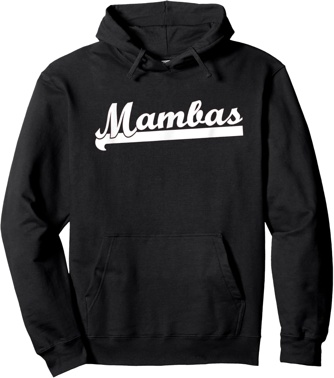 MAMBAS Flag Football Baseball T-Ball Basketball Soccer Team Hoodie - Hoodie | Black