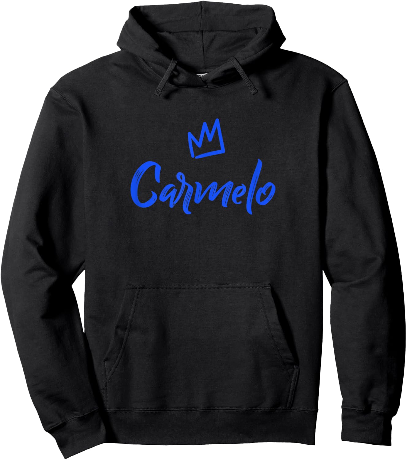 Carmelo the King / Blue Crown & Name Called Carmelo Hoodie - Hoodie | Black