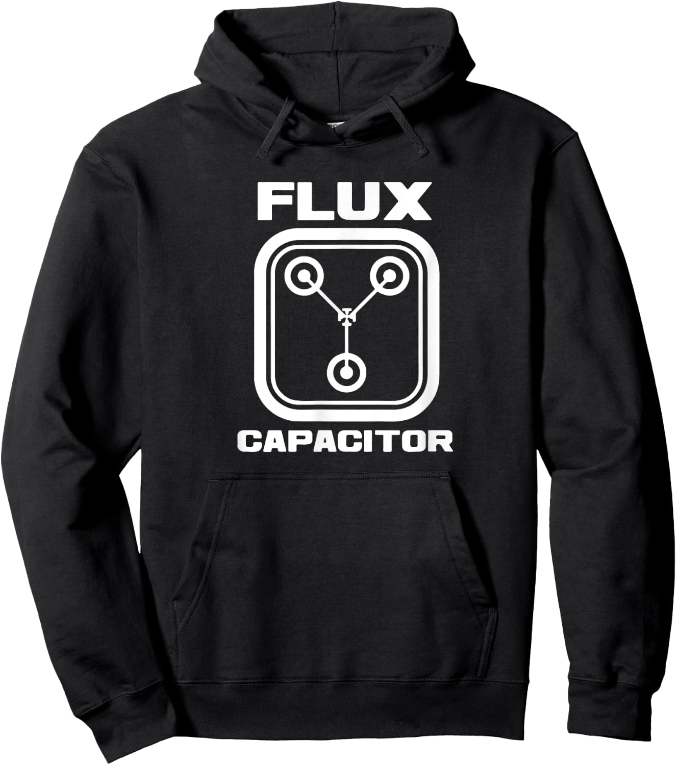 Funny 80's Vintage Movie - Flux Capacitor Hoodie - Hoodie | Black