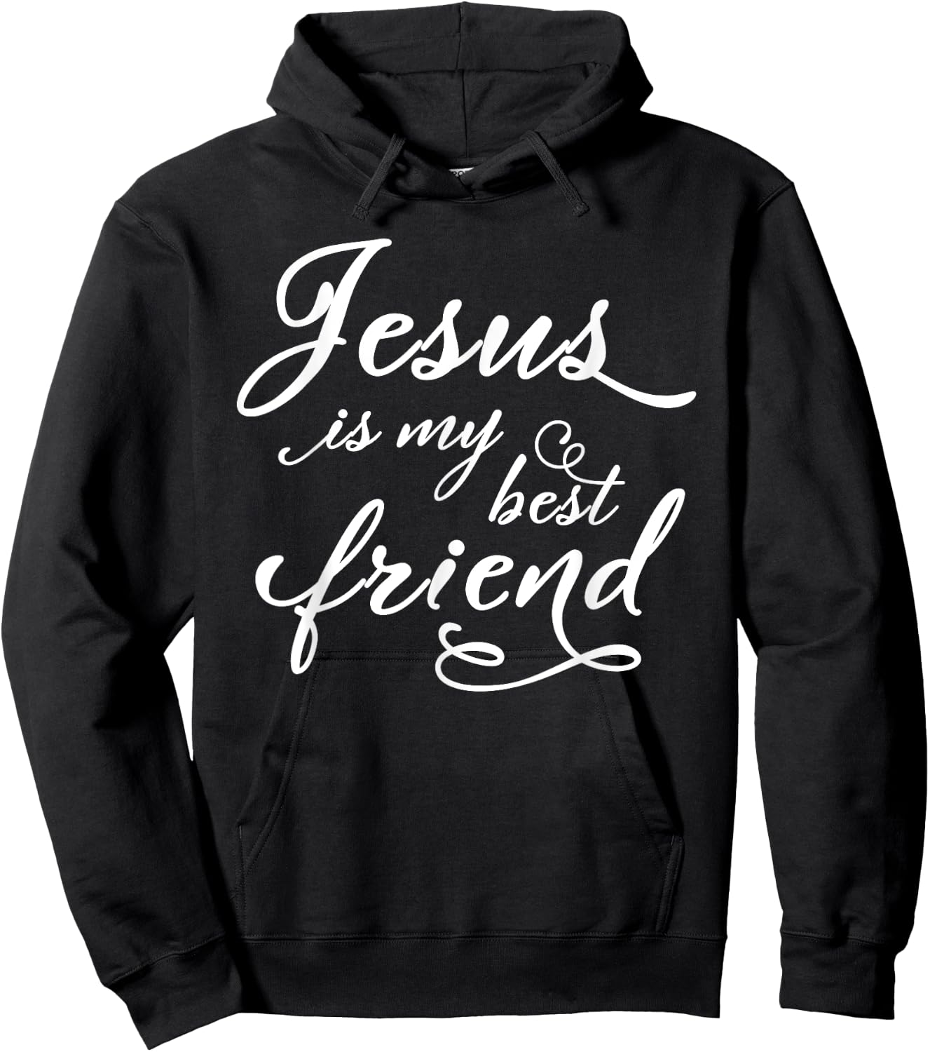 Jesus is my best friend Hoodie - Hoodie | Black