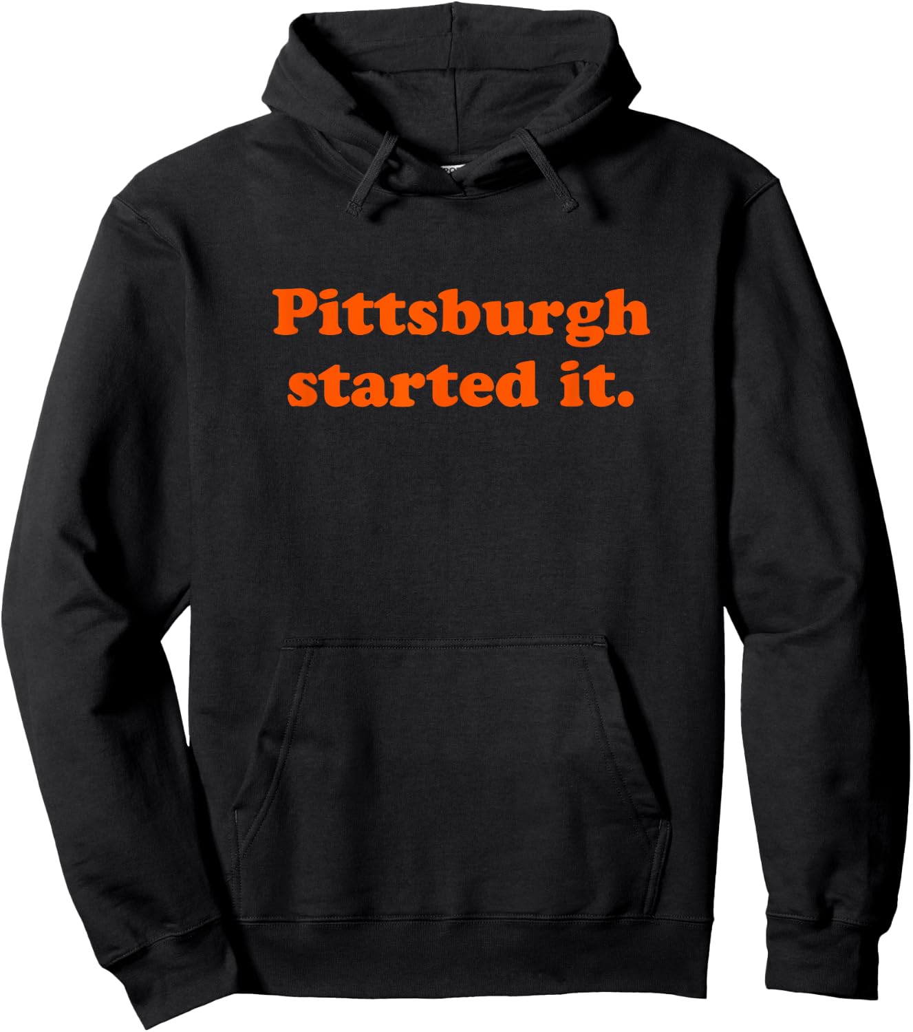 Pittsburgh Started It Hoodie - Hoodie | Black