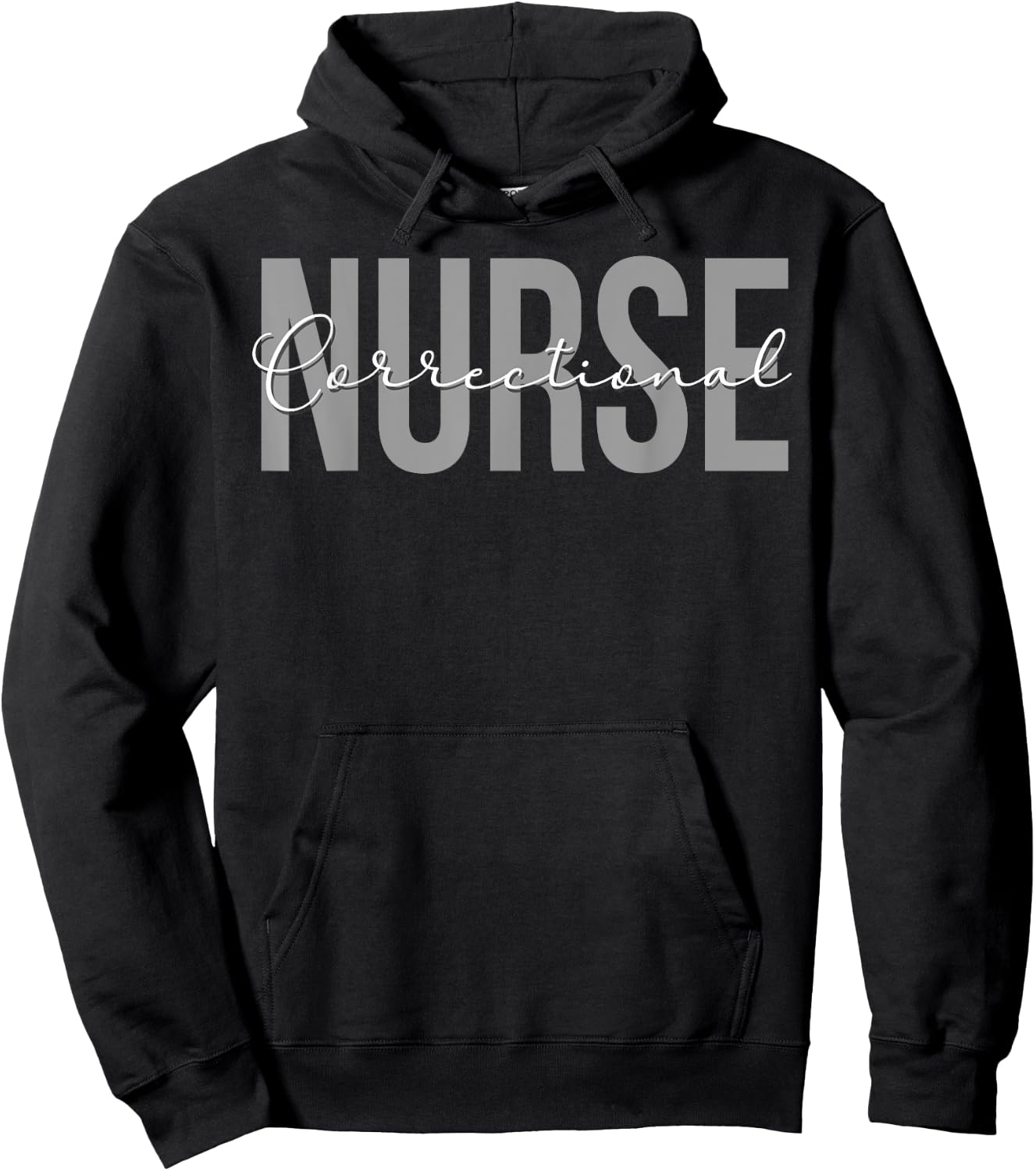 Correctional Nurse Correctional Nursing Corrections Nurse Hoodie - Hoodie | Black