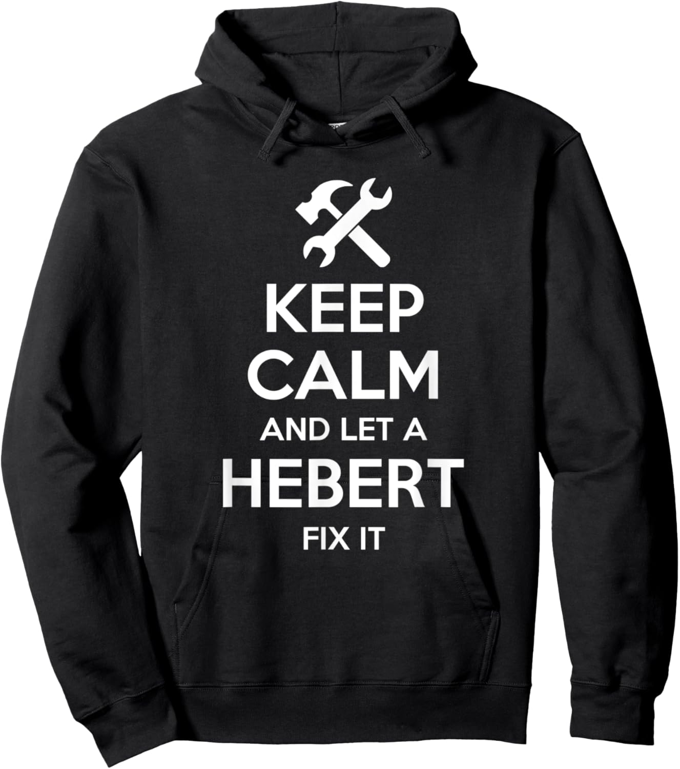 HEBERT Funny Surname Birthday Family Tree Reunion Gift Hoodie - Hoodie | Black