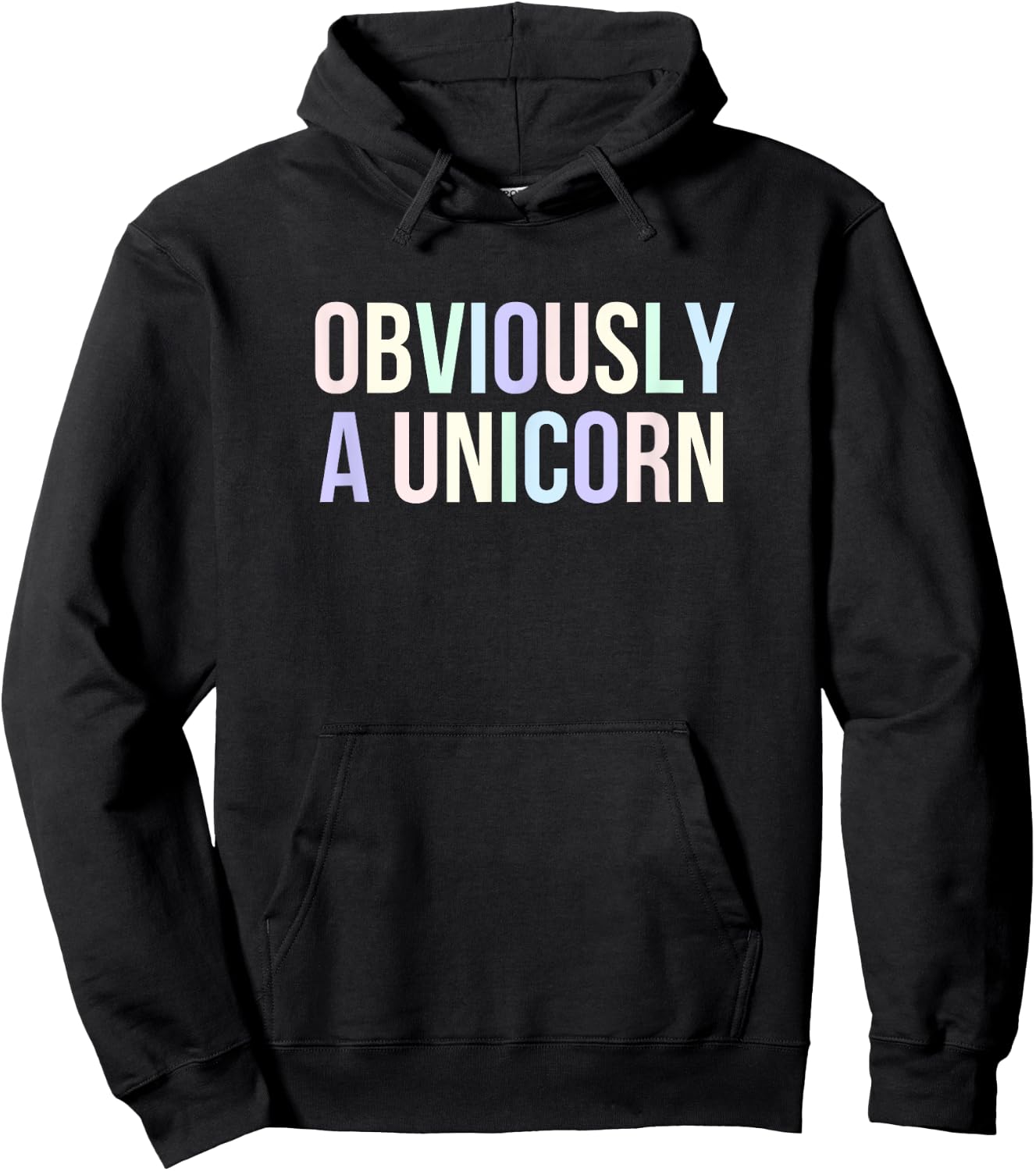 Obviously A Unicorn Hoodie - Hoodie | Black