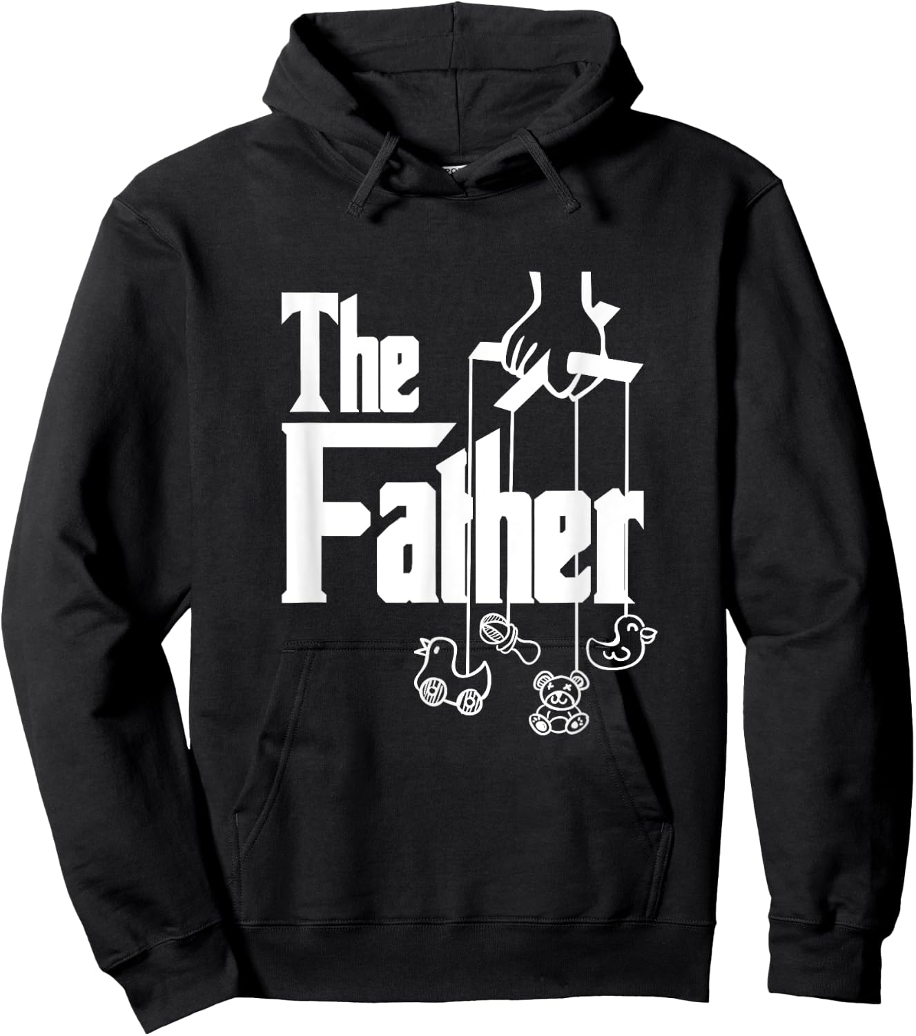 The Father Dad Daddy New Dad First Time Dad Father's Day Hoodie - Hoodie | Black