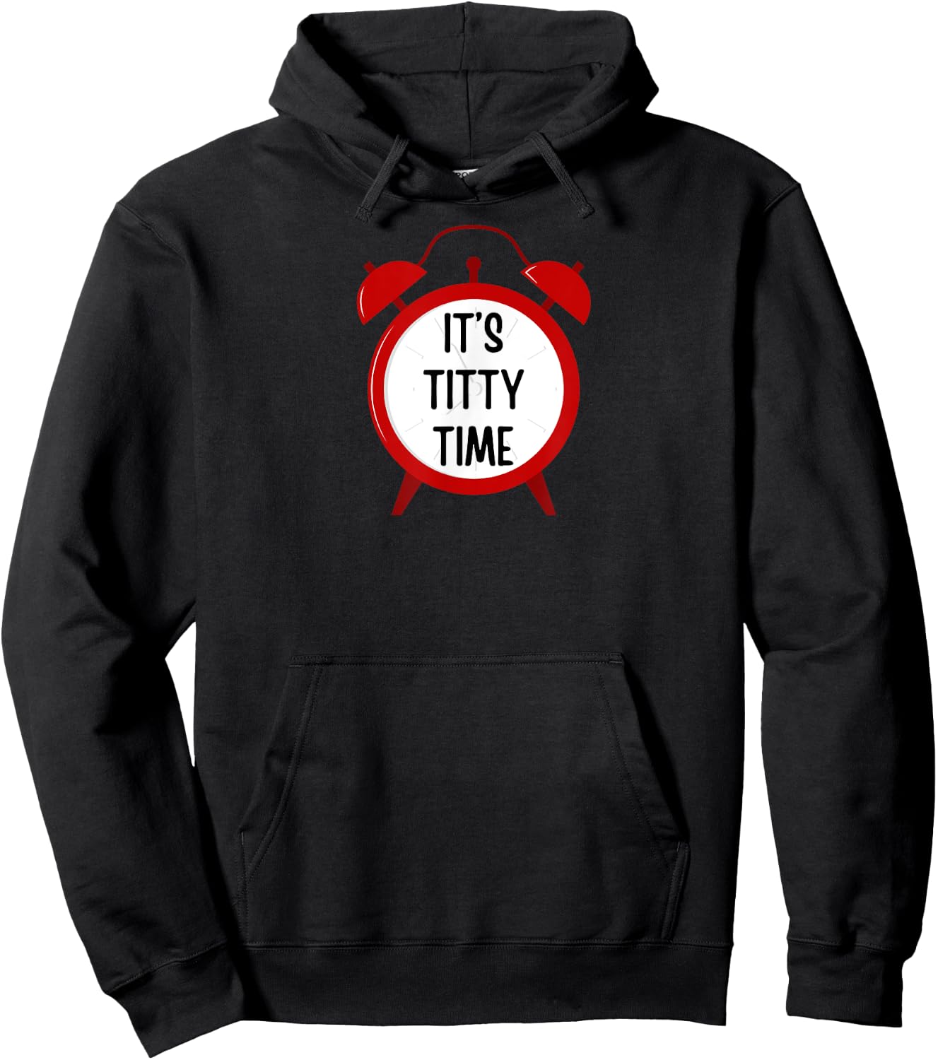 It's Titty Time - funny gifts , women, couples Hoodie - Hoodie | Black