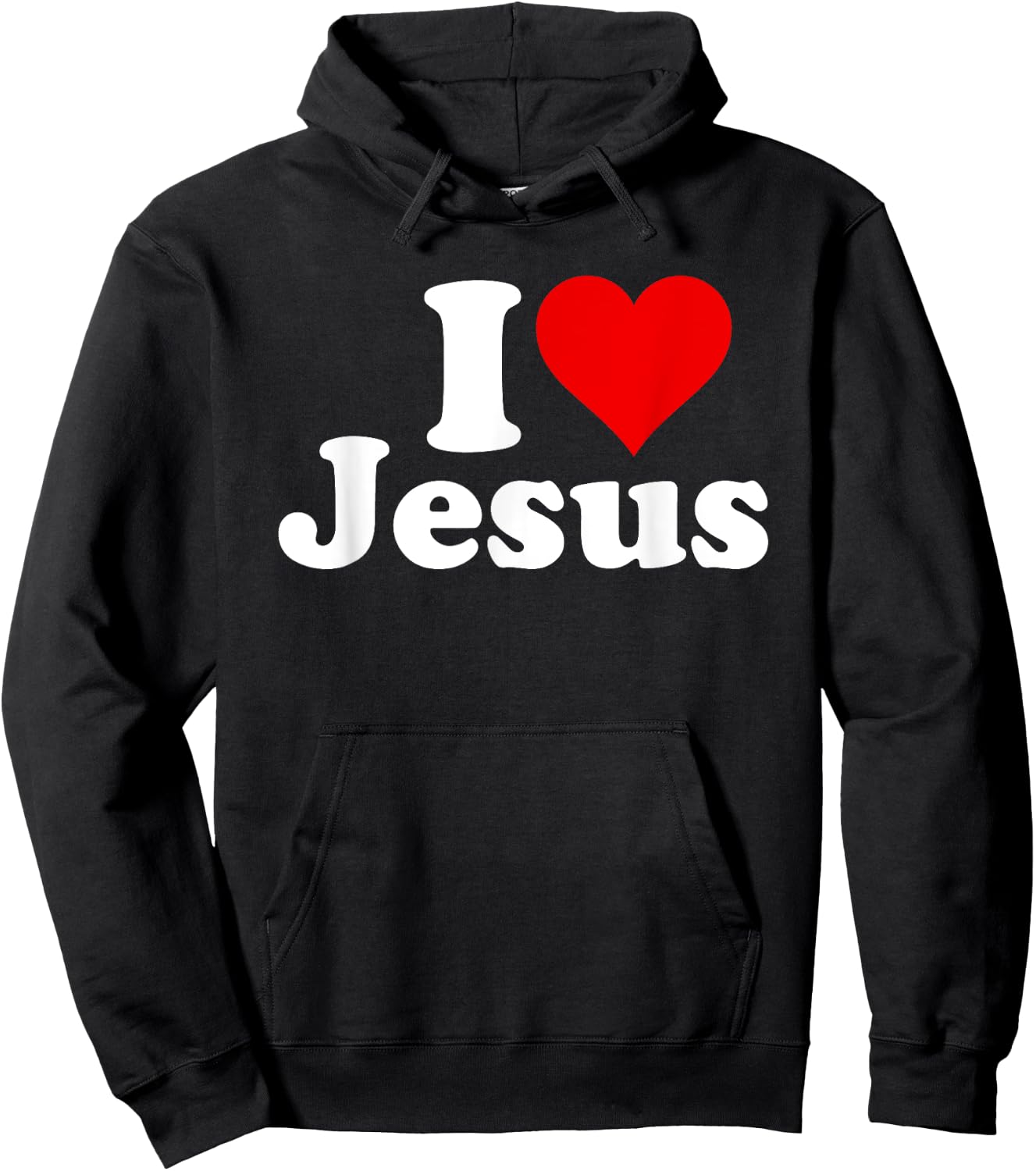 I Heart Love Jesus Christ Hoodie - Hoodie | Black