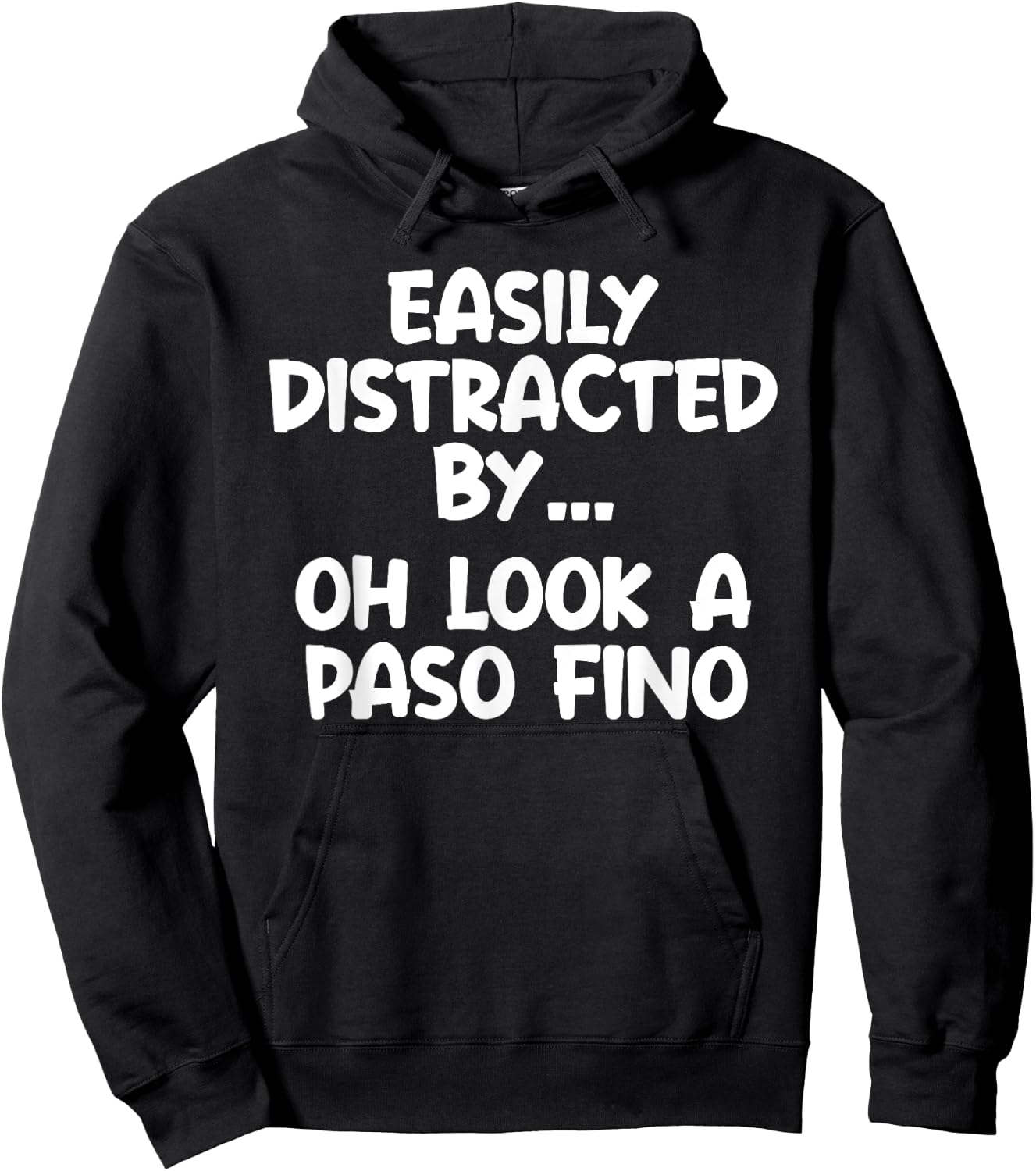 Funny Paso Fino Horse Equine Joke Hoodie - Hoodie | Black