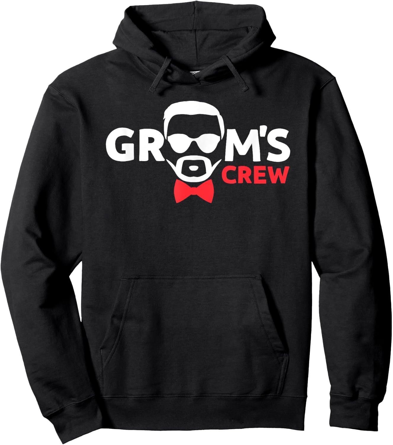 Funny Bachelor Party Grooms Crew Stag Wedding Party Gag Hoodie - Hoodie | Black